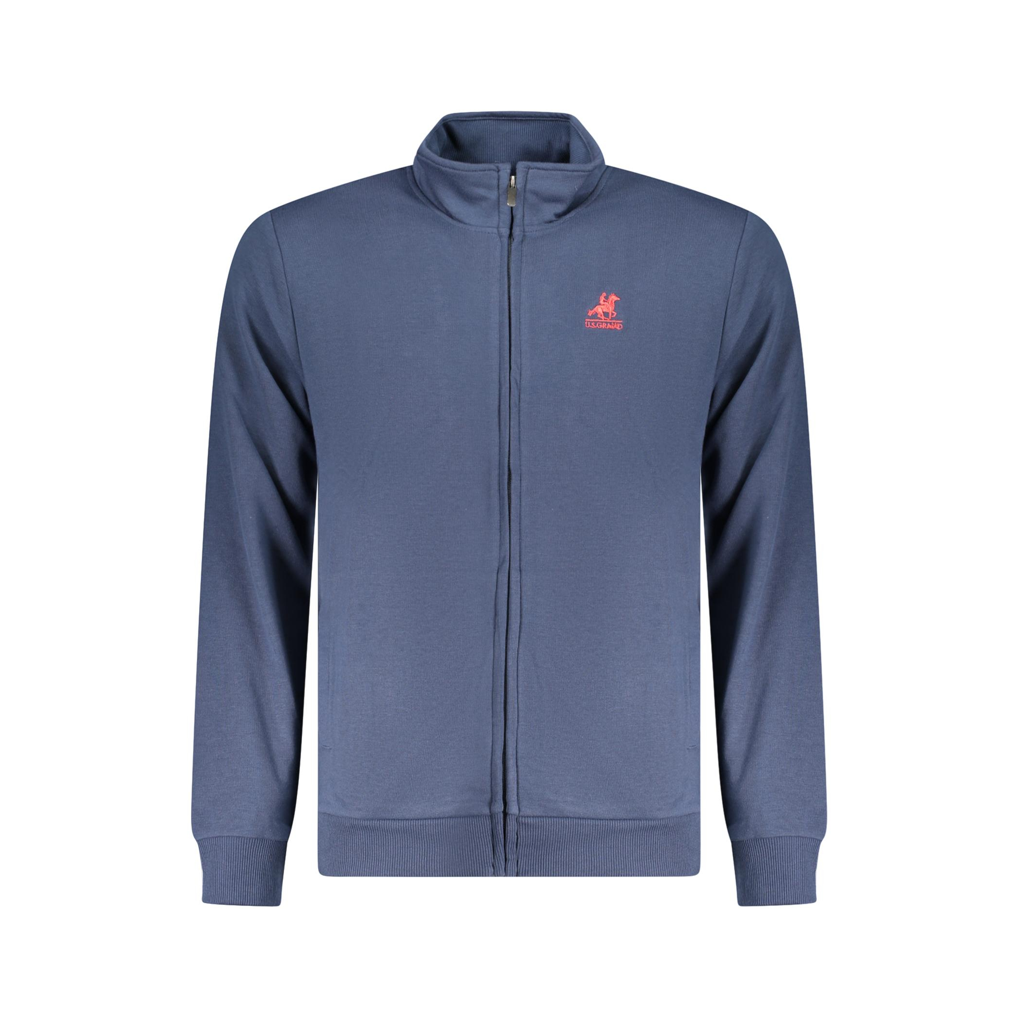 Снимка на Мъжки син суитшърт с цип us grand U.S. GRAND