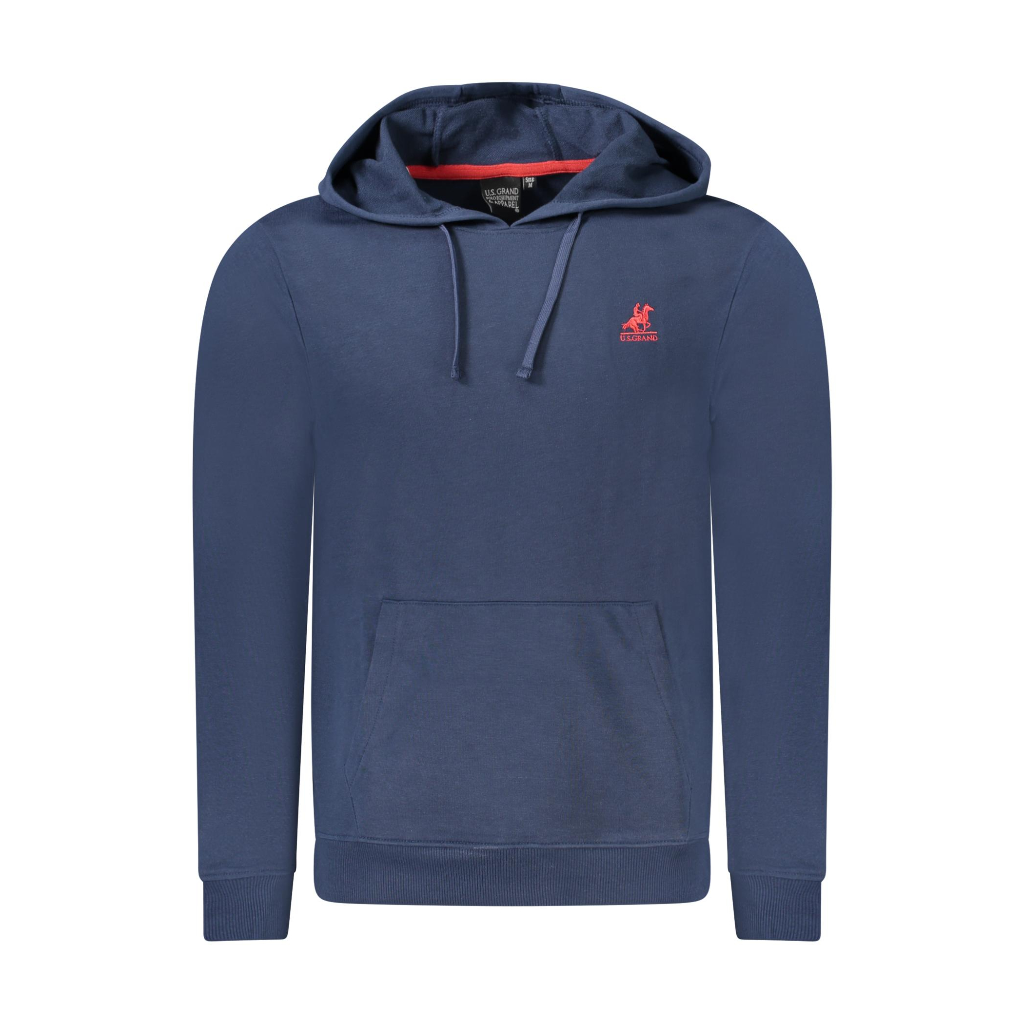 Снимка на Мъжки син суитшърт с цип us grand U.S. GRAND