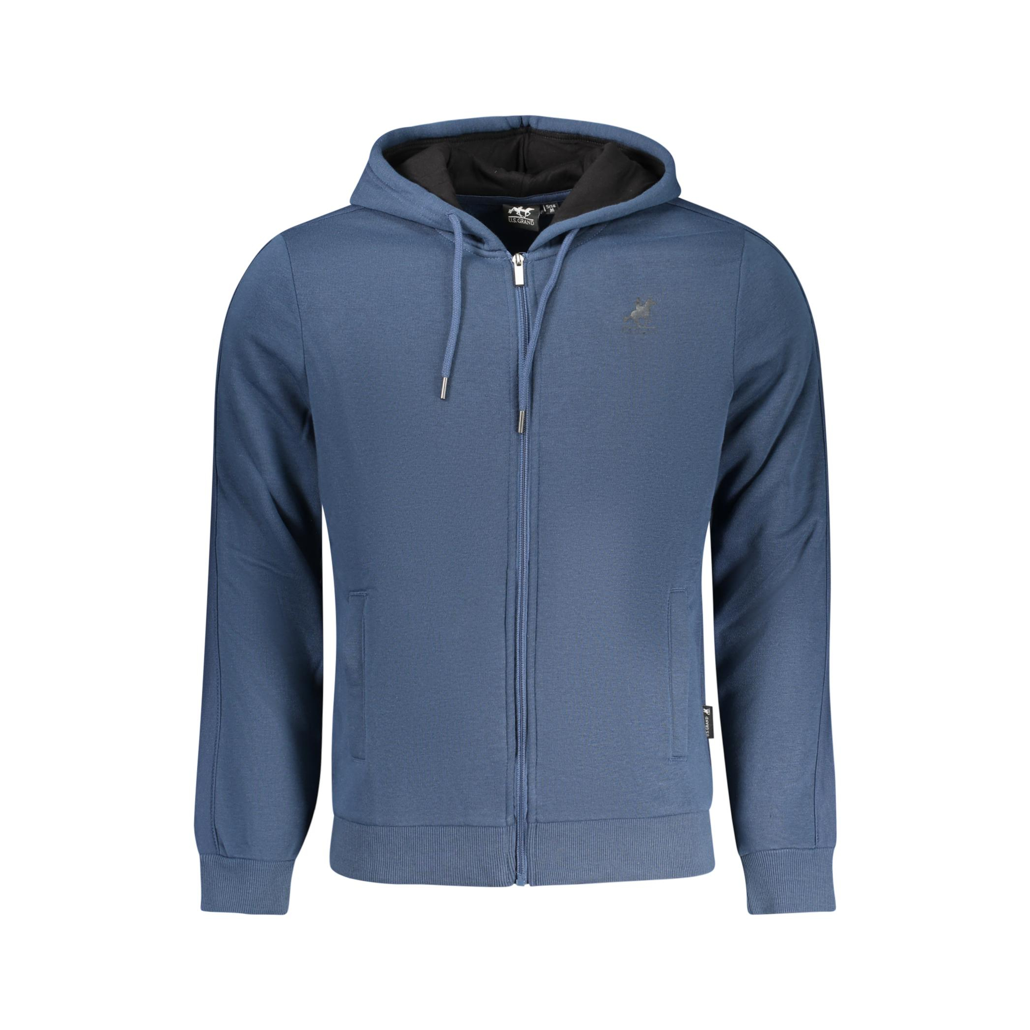 Снимка на Мъжки син суитшърт с цип us grand U.S. GRAND