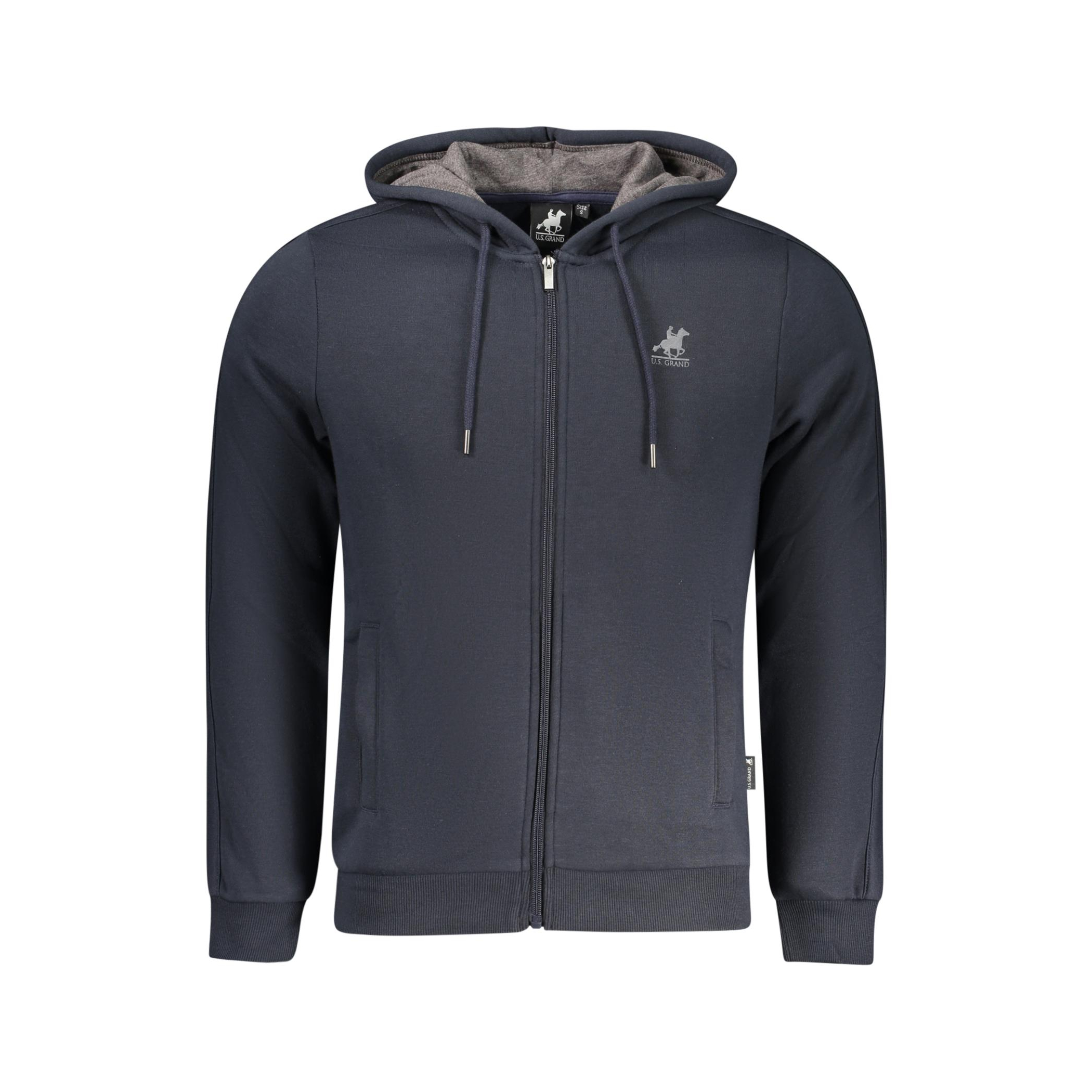 Снимка на Мъжки син суитшърт с цип us grand U.S. GRAND