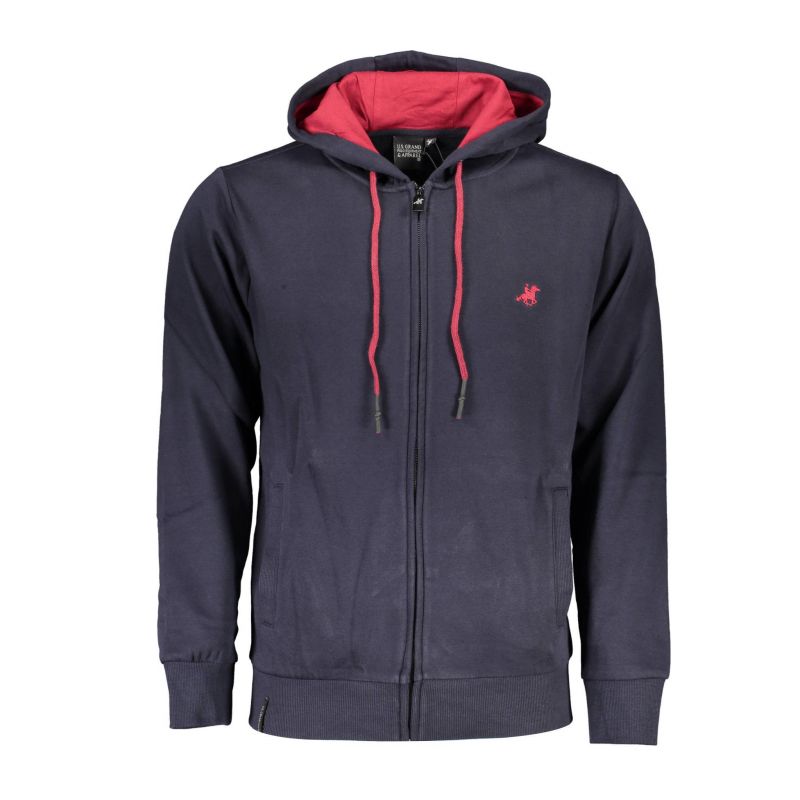 Снимка на Мъжки син суитшърт с цип us grand U.S. GRAND