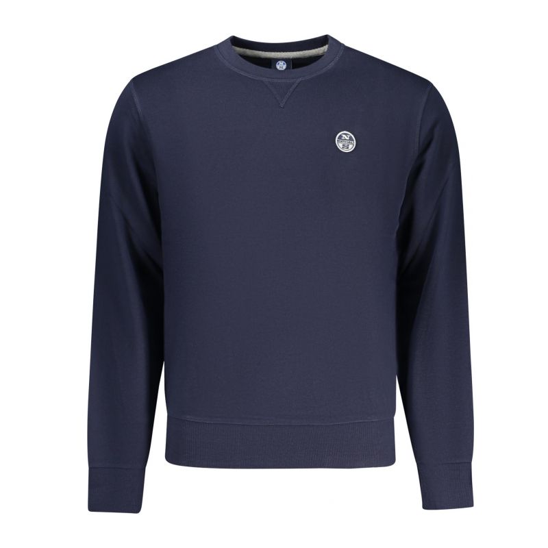 Мъжки синя блузер с цип