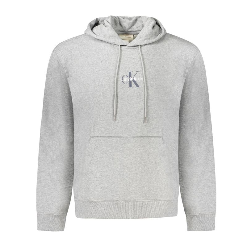 Мъжки сиви суитшърт с цип