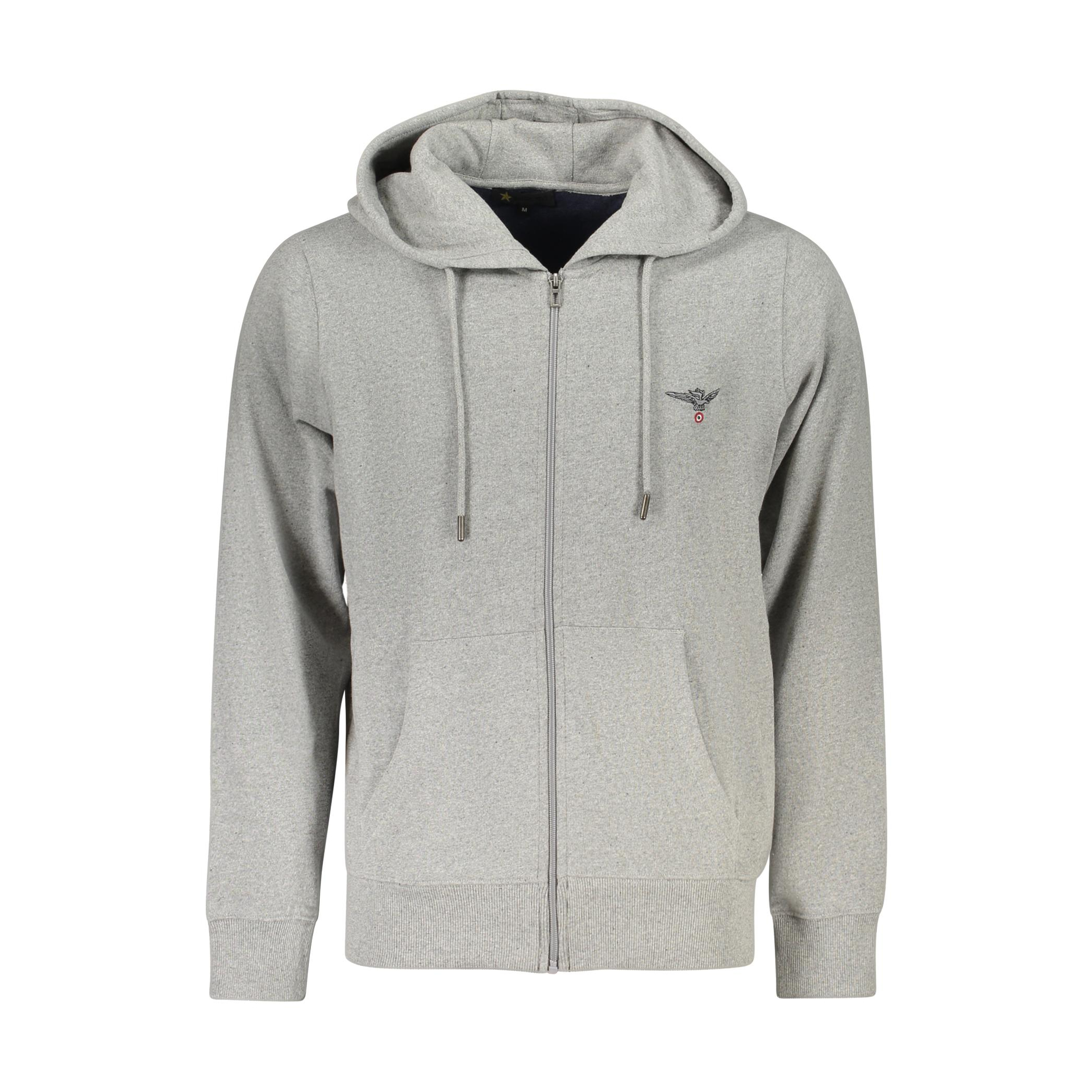 Снимка на Мъжки сиви суитшърт с цип от военната академия ACCADEMIA MILITARE