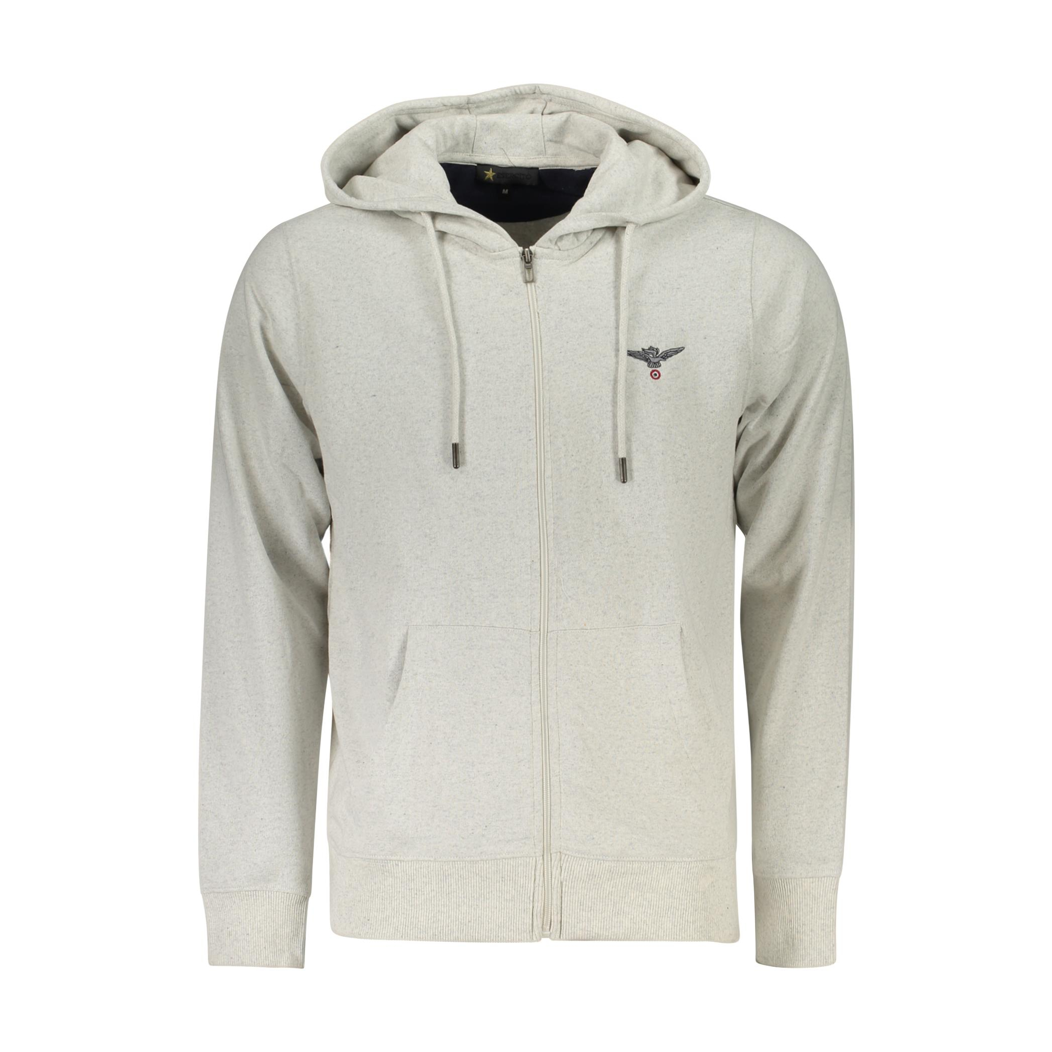 Снимка на Мъжки сиви суитшърт с цип от военната академия ACCADEMIA MILITARE