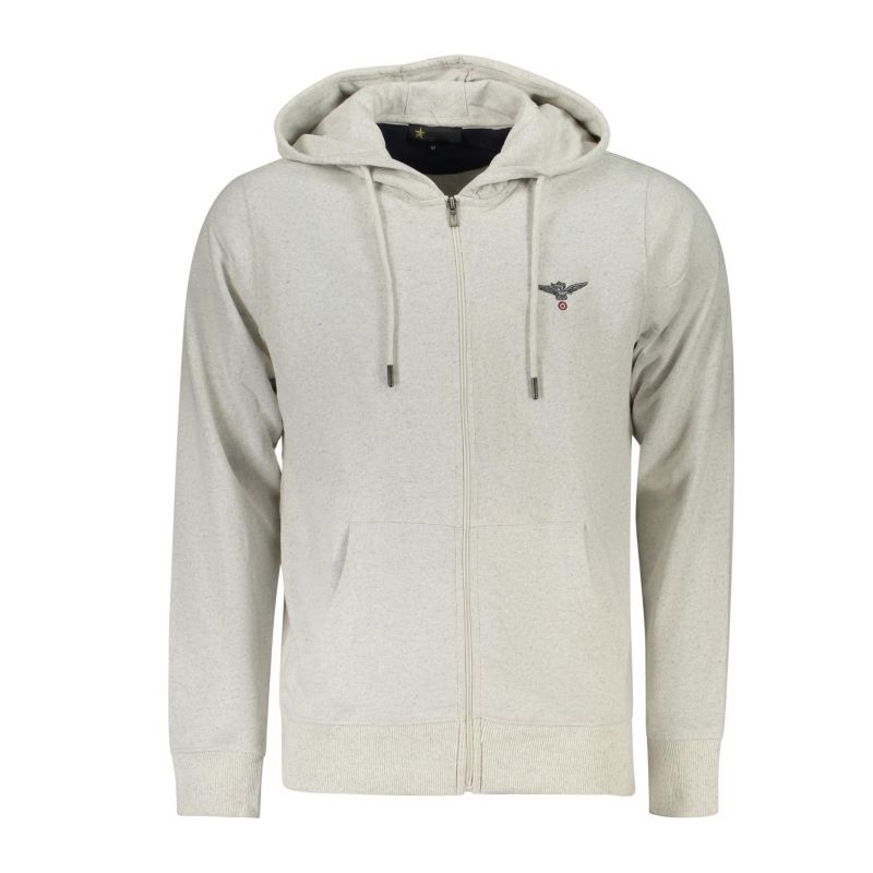 Мъжки сиви суитшърт с цип от военната академия