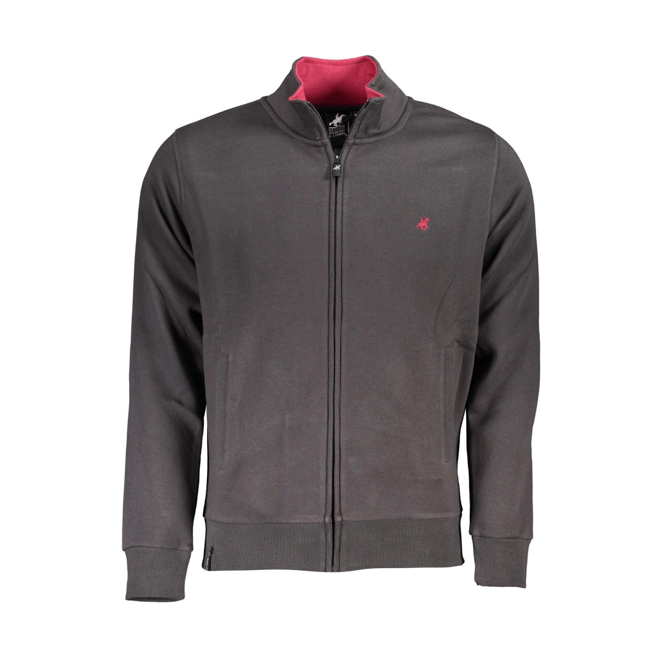 Снимка на Мъжки сиви суитшърт с цип us grand U.S. GRAND