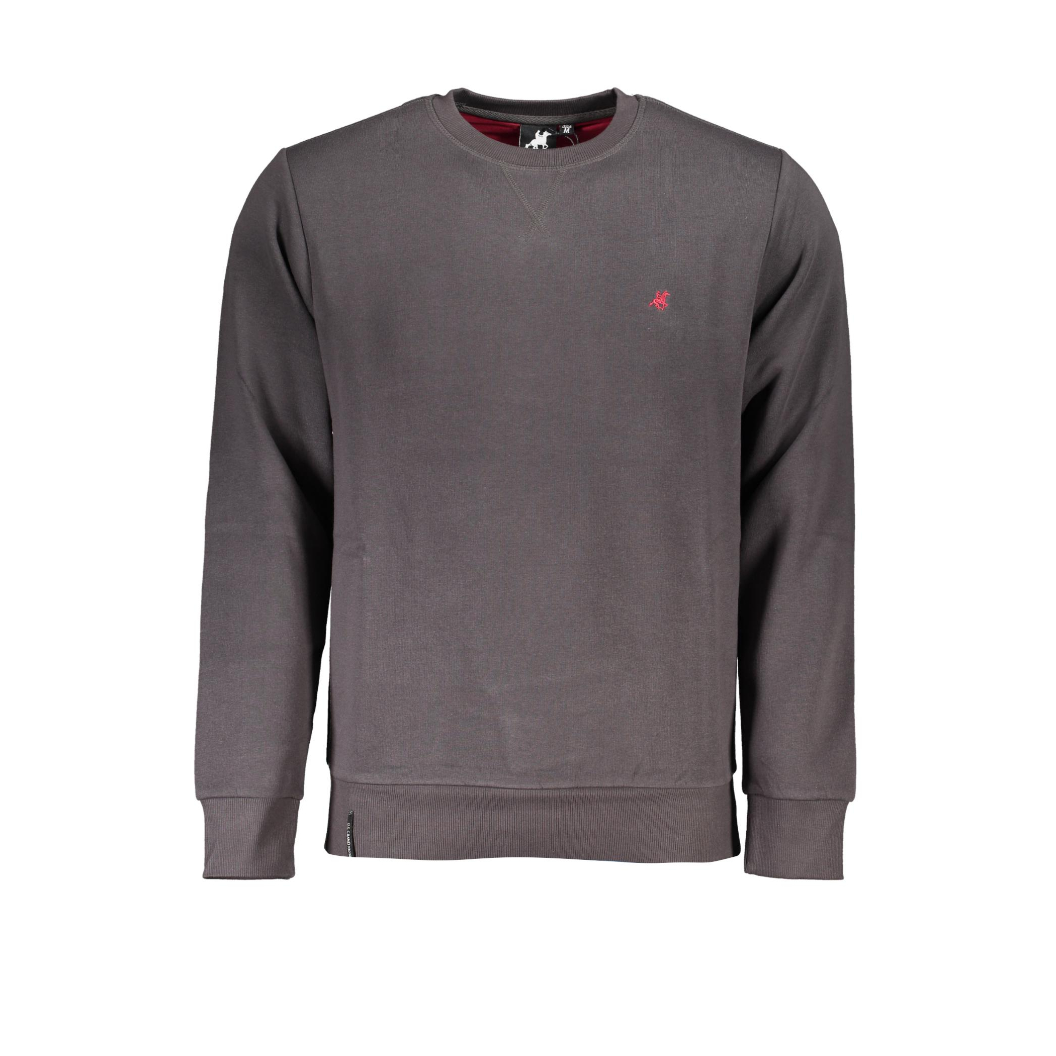 Снимка на Мъжки сиви суитшърт с цип us grand U.S. GRAND