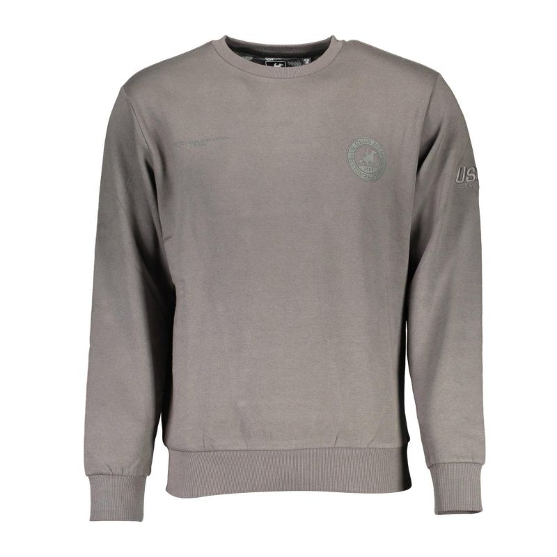 Мъжки сиви суитшърт с цип us grand