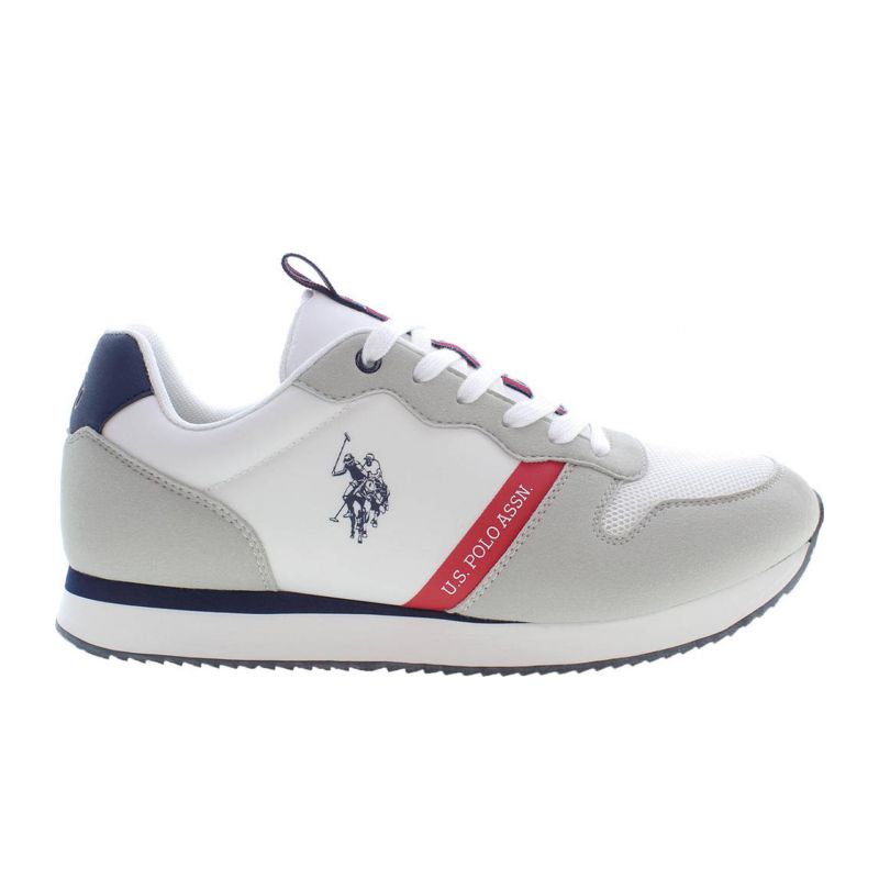Снимка на Мъжки спортни обувки us polo най-добра цена, бели U.S. POLO  BEST PRICE 