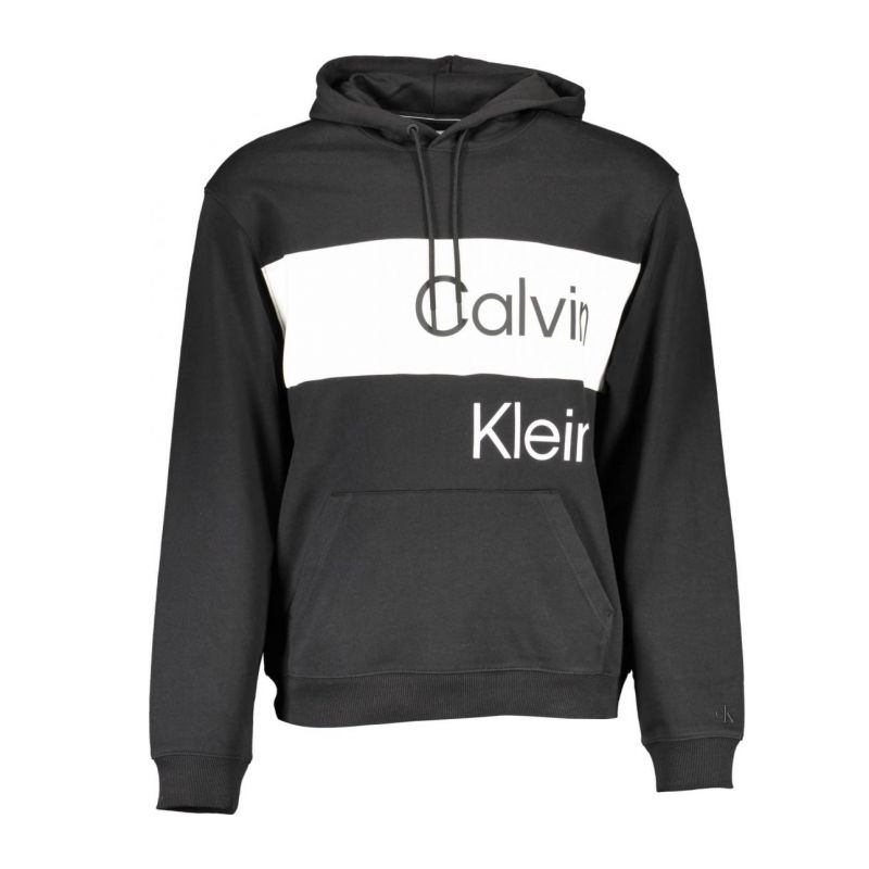 CALVIN KLEIN Мъжки суичър без цип цвят черен - OneMoreTrend