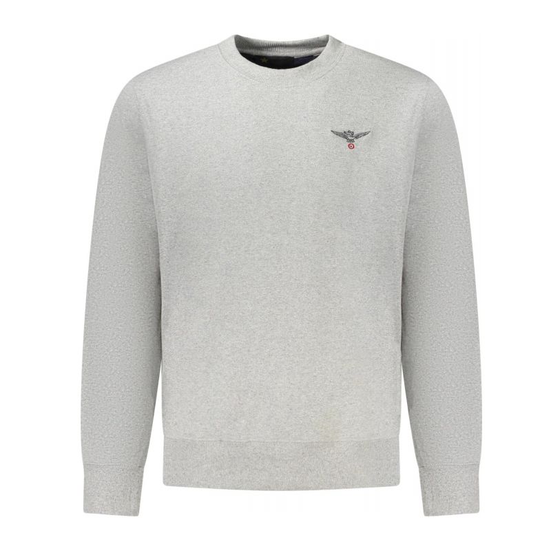 Мъжки суитшър с цип, военна академия, сив