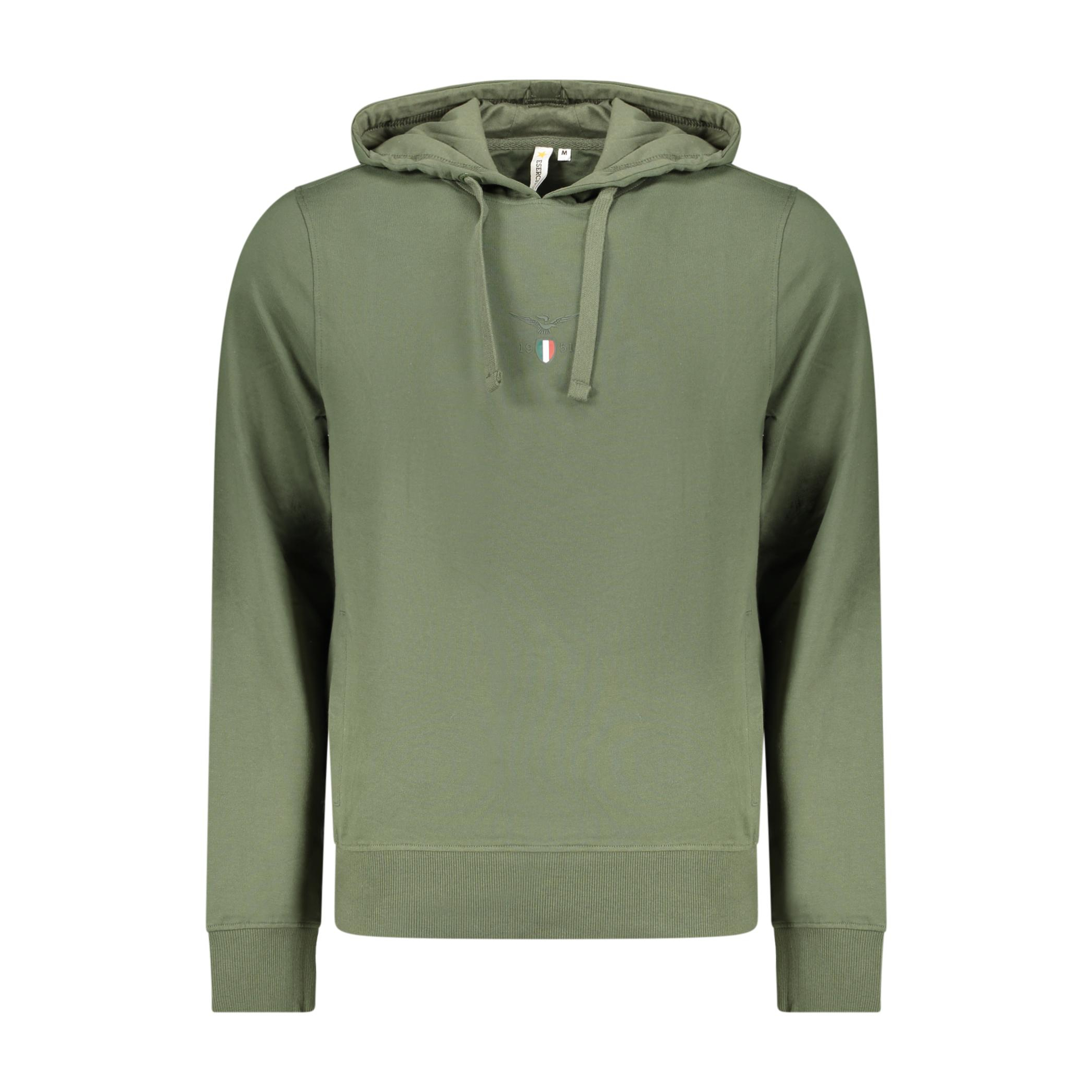 Снимка на Мъжки суитшър с цип, военна академия, зелен ACCADEMIA MILITARE