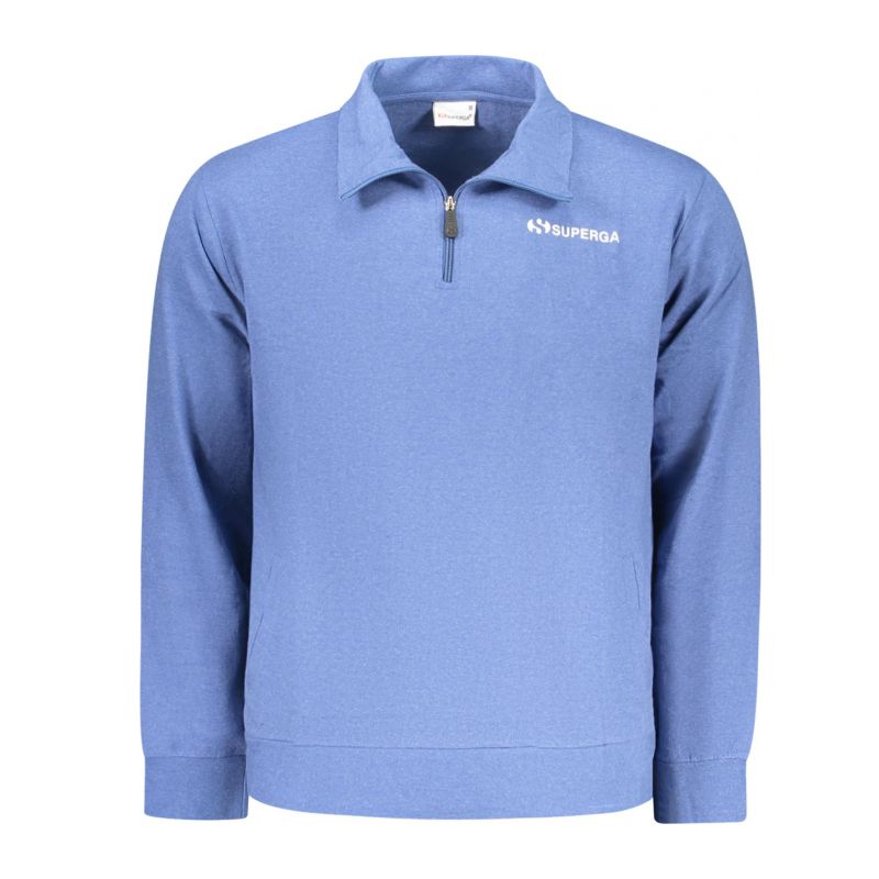 Мъжки суитшър с цип , син