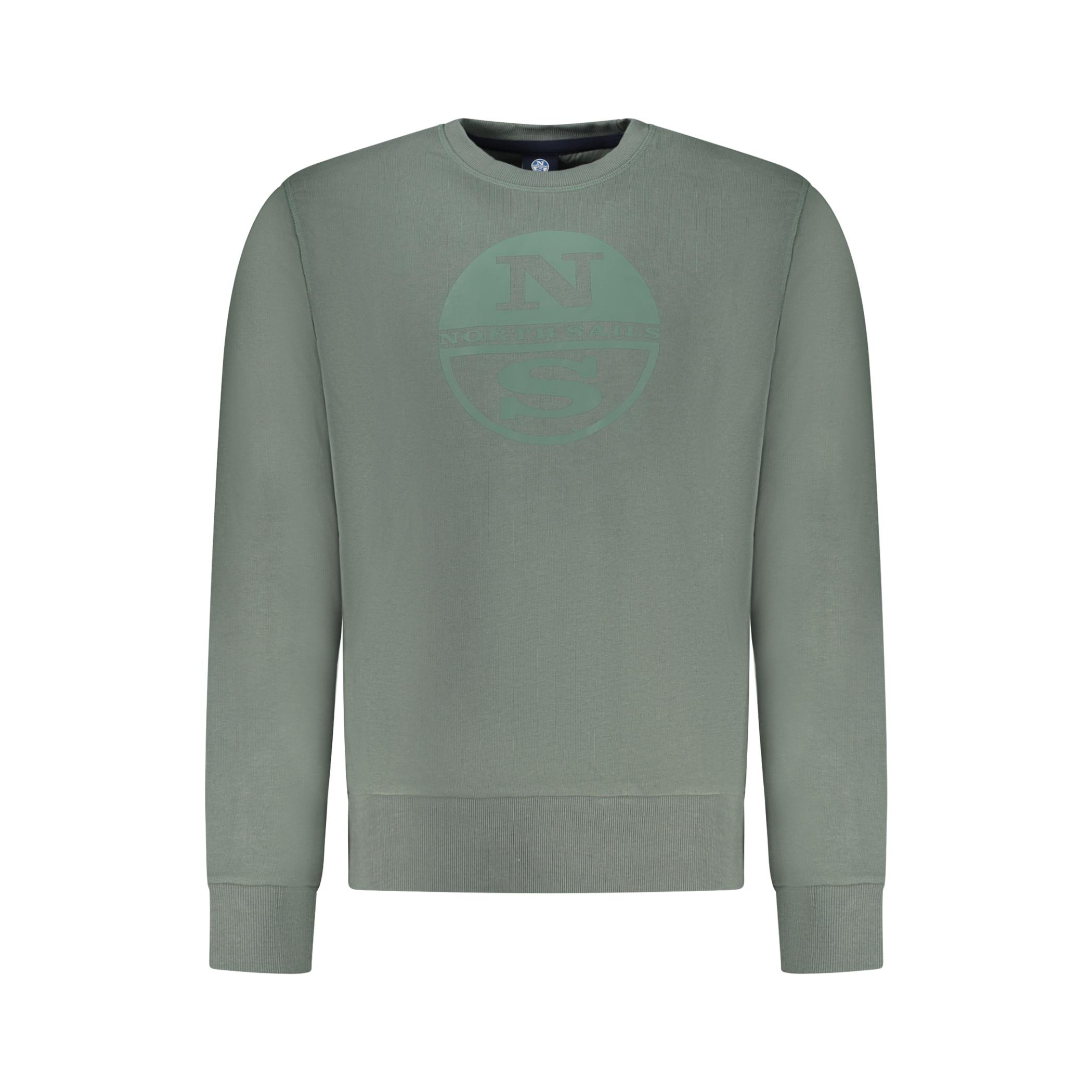 Снимка на Мъжки суитшър с цип , зелен NORTH SAILS