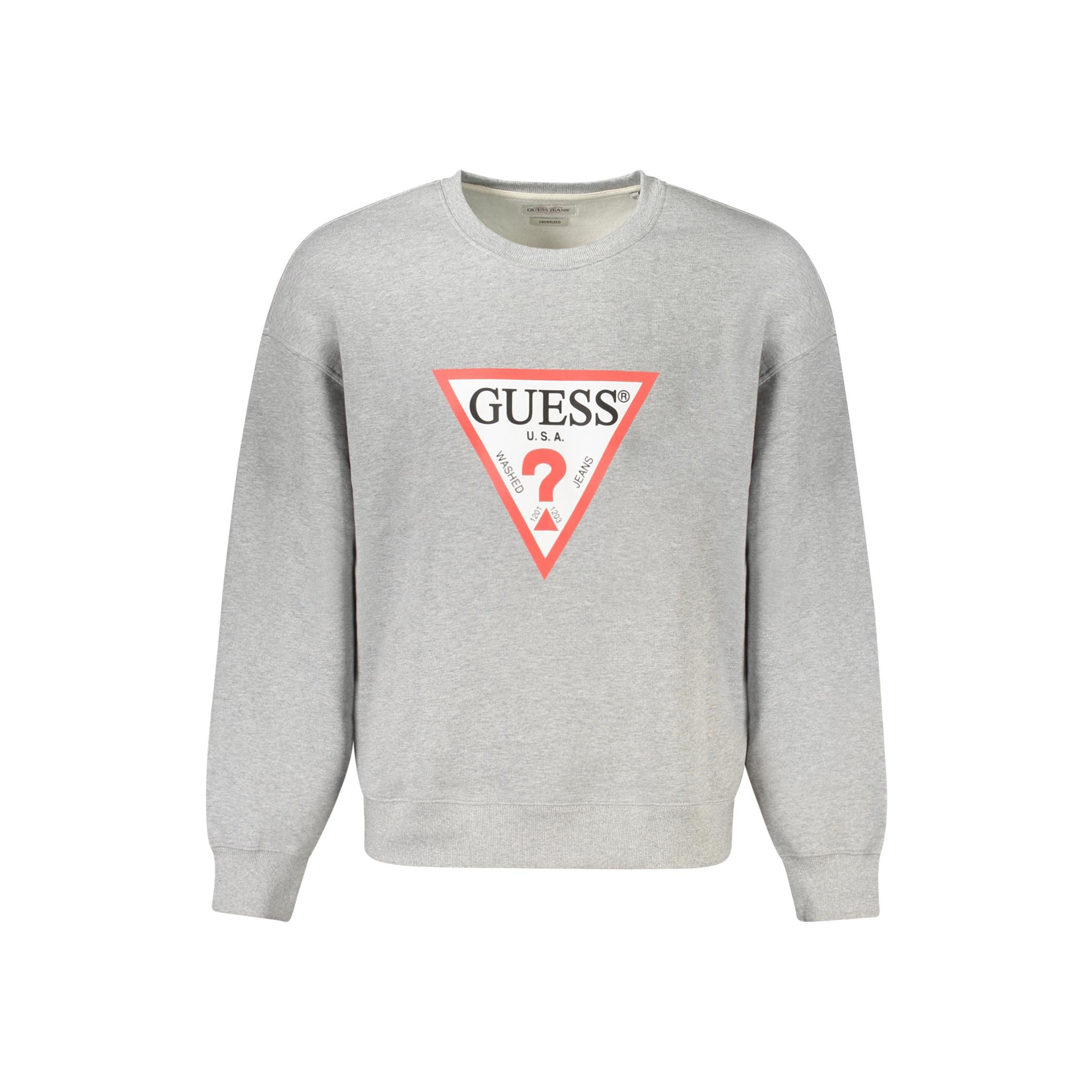 Снимка на Мъжки суитшърт без цип, сив GUESS