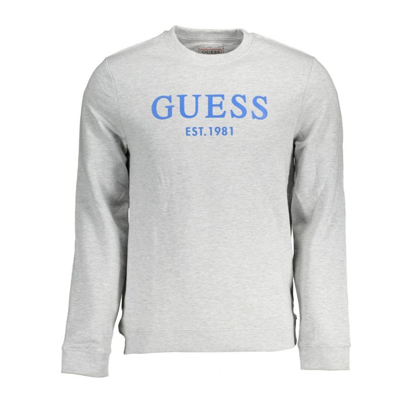 Снимка на Мъжки суитшърт без цип, сив GUESS 