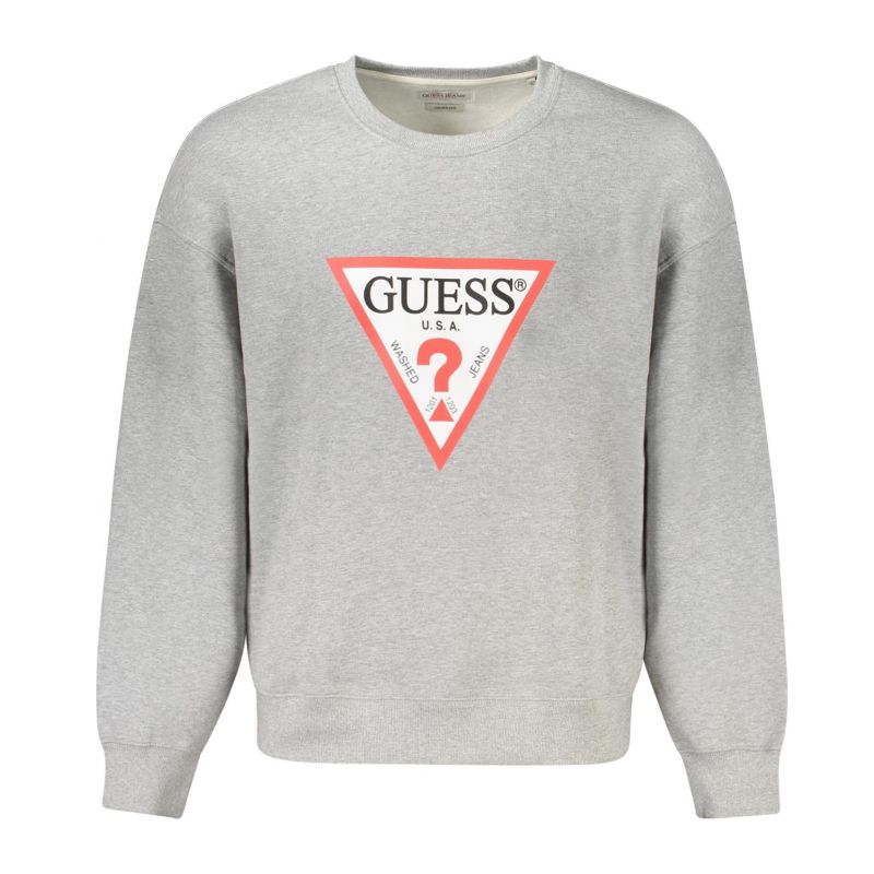 Снимка на Мъжки суитшърт без цип, сив GUESS 