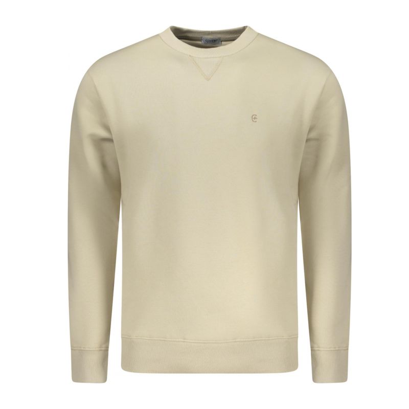 Мъжки суитшърт без цип , бежов