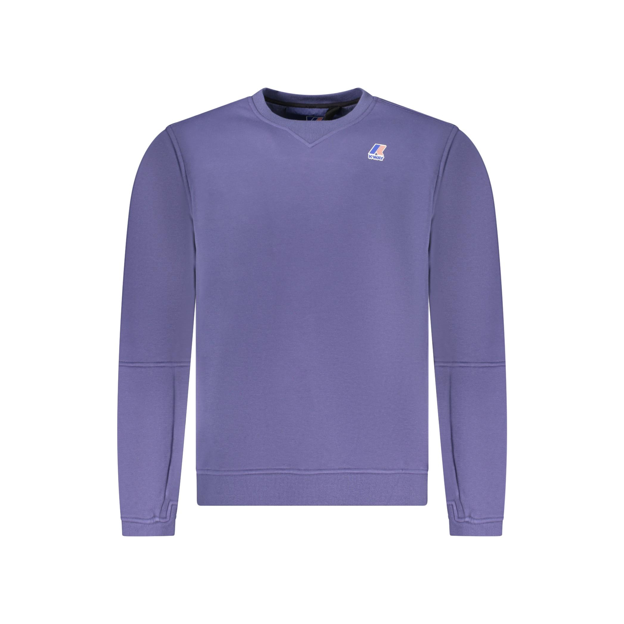 Снимка на Мъжки суитшърт с цип, син k-way K WAY