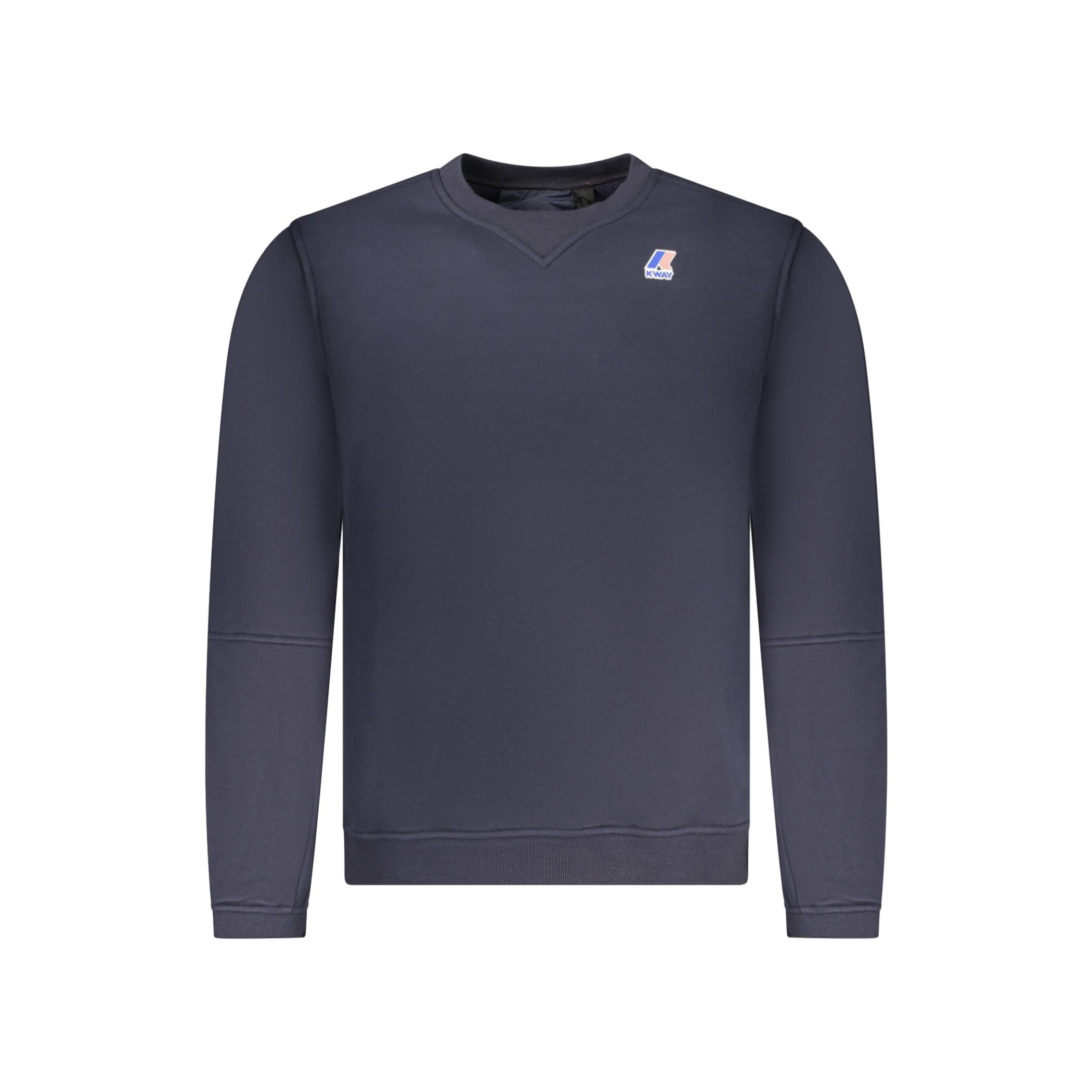 Снимка на Мъжки суитшърт с цип, син k-way K WAY