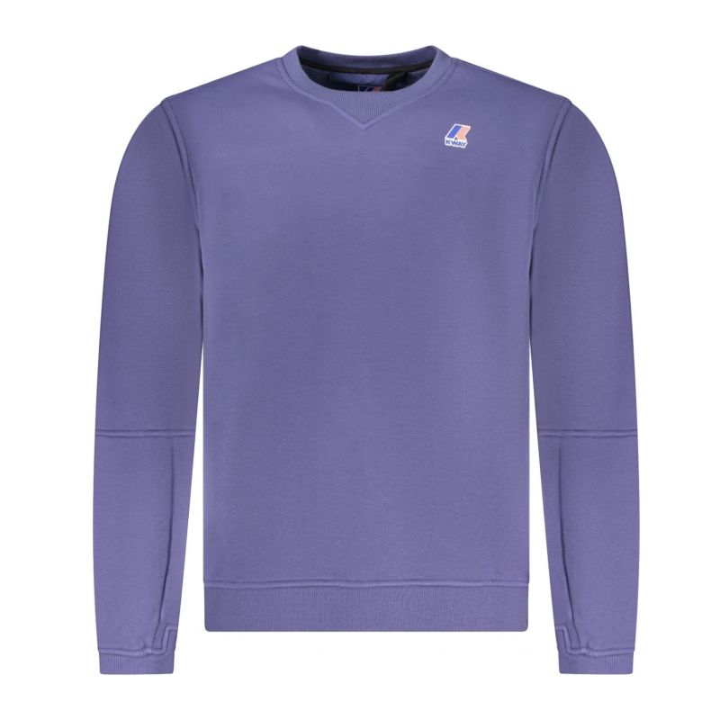 Мъжки суитшърт с цип, син k-way