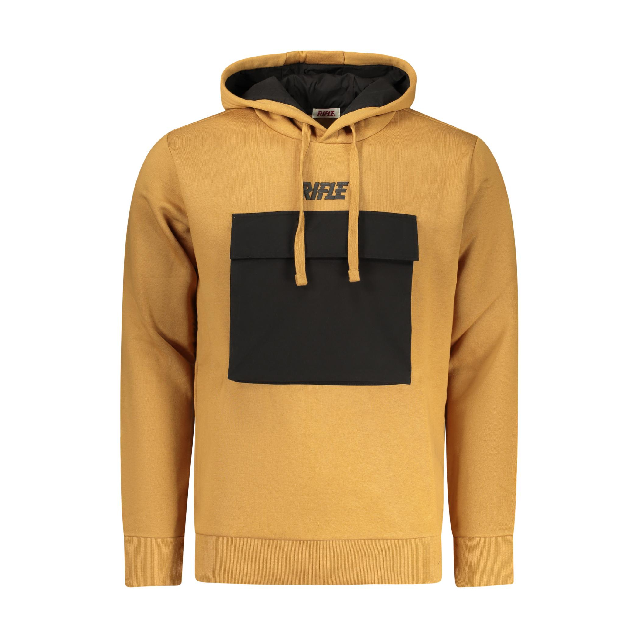 Снимка на Мъжки суитшърт с цип , кафяв RIFLE