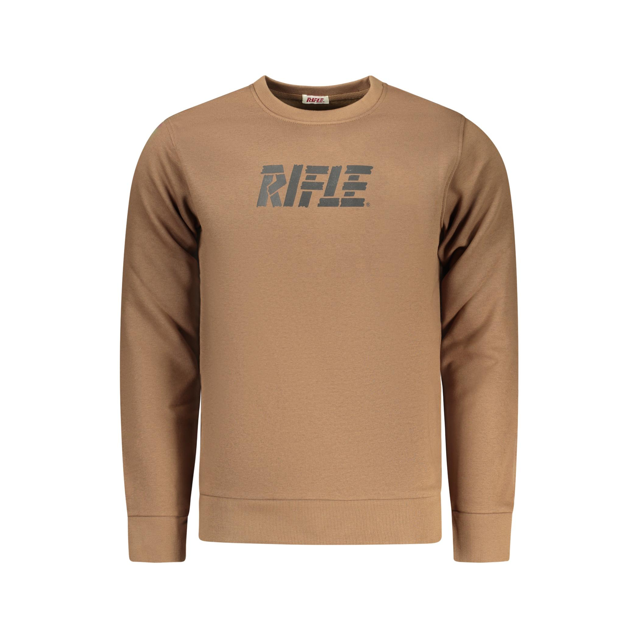 Снимка на Мъжки суитшърт с цип , кафяв RIFLE