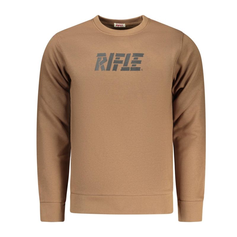 Мъжки суитшърт с цип , кафяв