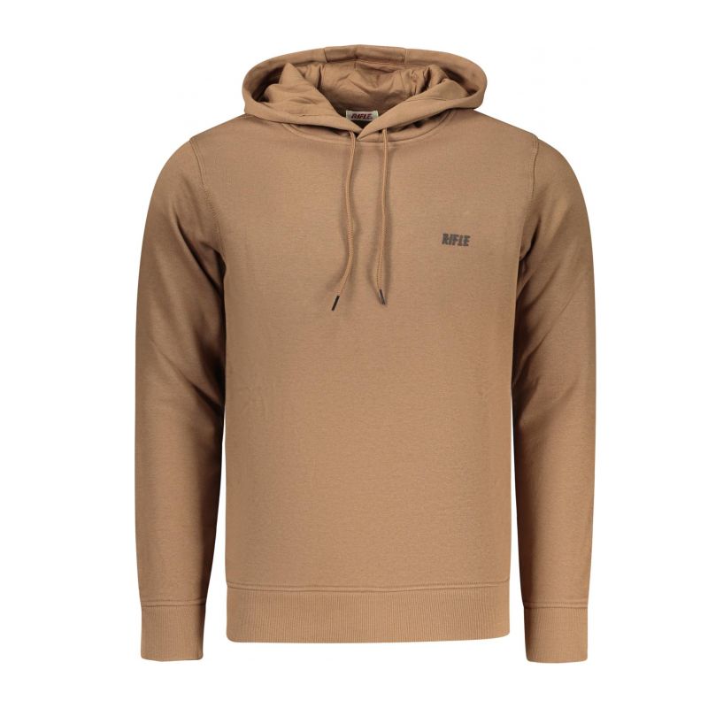 Мъжки суитшърт с цип , кафяв