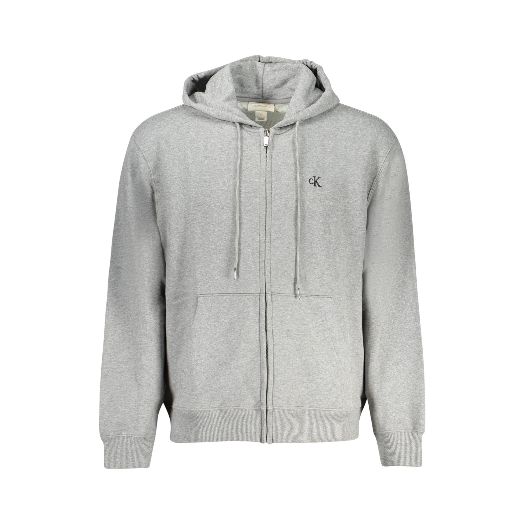 Снимка на Мъжки суитшърт с цип , сив CALVIN KLEIN