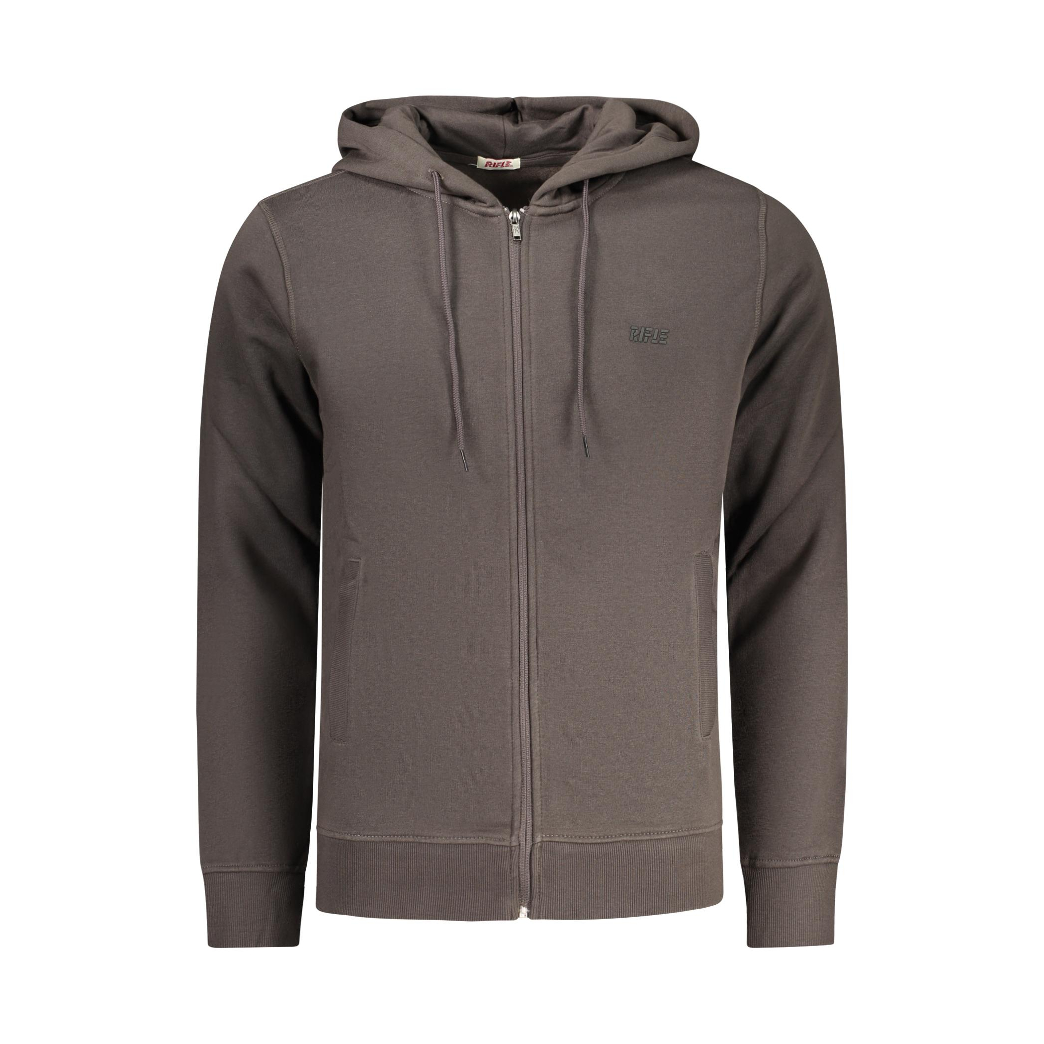 Снимка на Мъжки суитшърт с цип , сив RIFLE