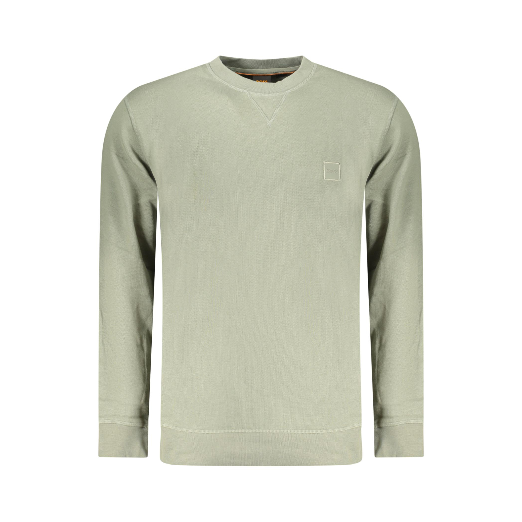 Снимка на Мъжки суитшърт с цип , зелен BOSS