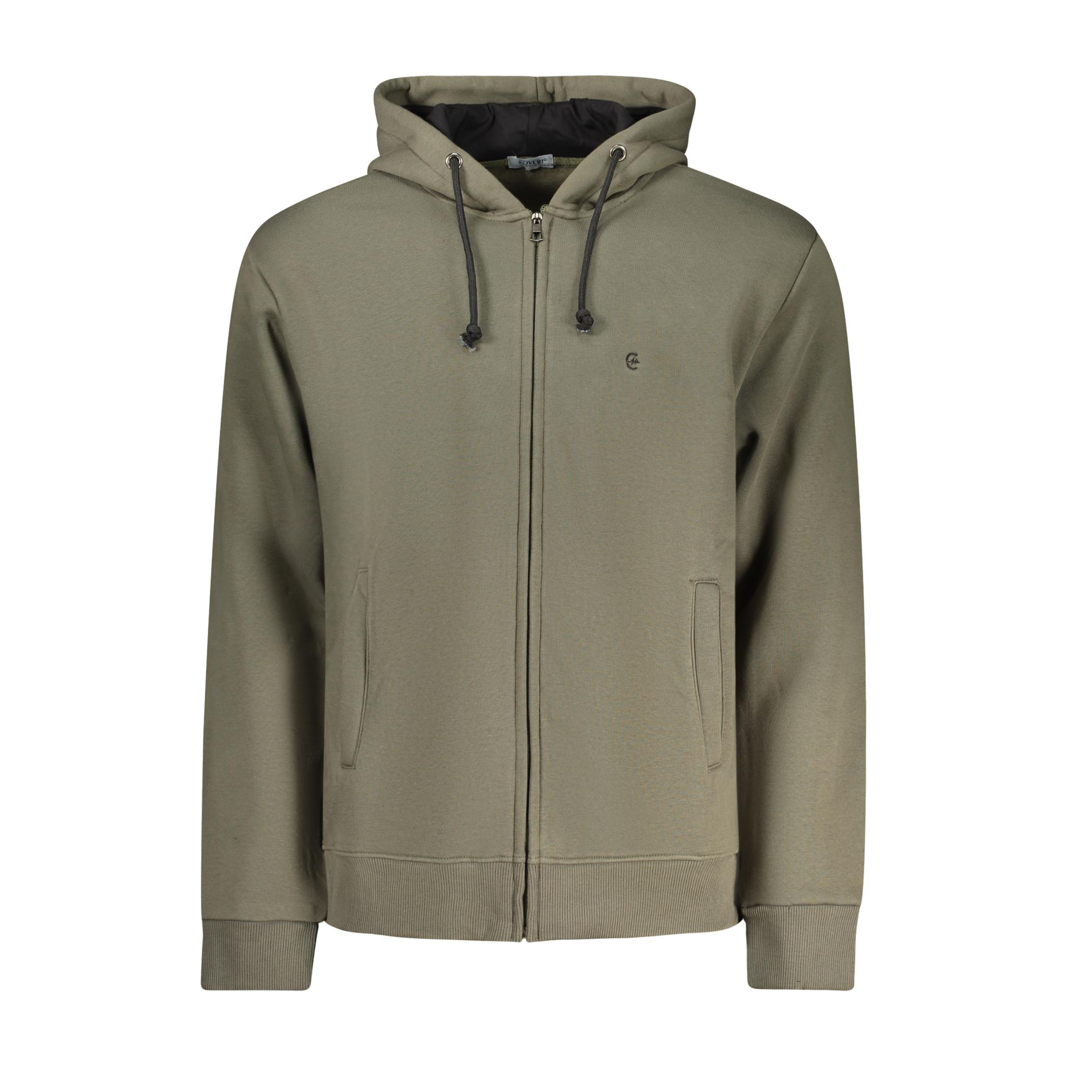 Снимка на Мъжки суитшърт с цип , зелен COVERI MOVING