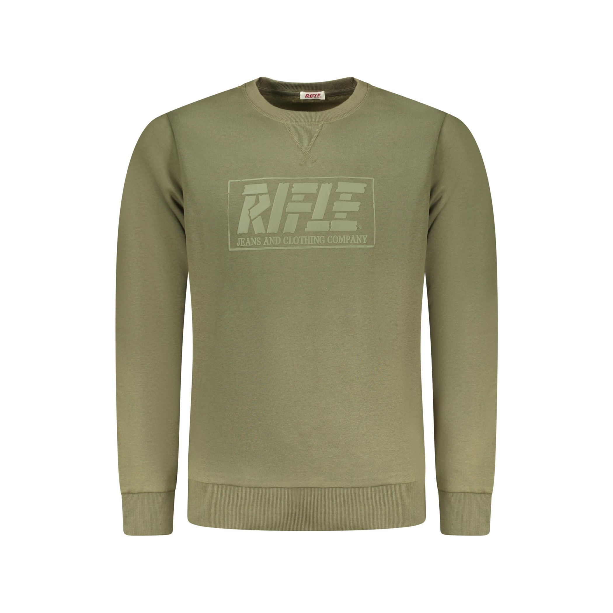 Снимка на Мъжки суитшърт с цип , зелен RIFLE
