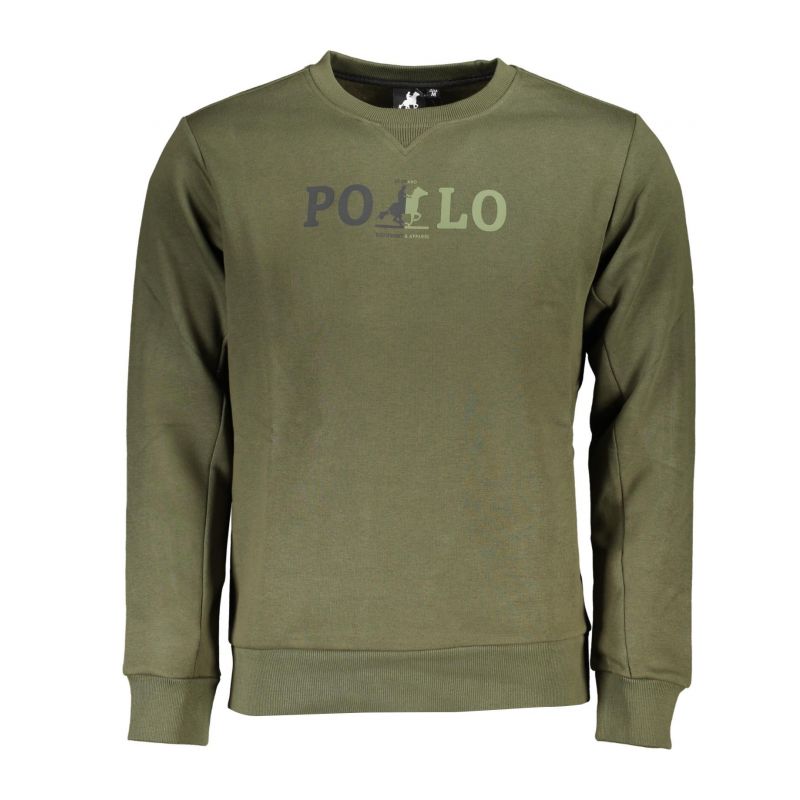 Мъжки суитшърт с цип us grand, зелен