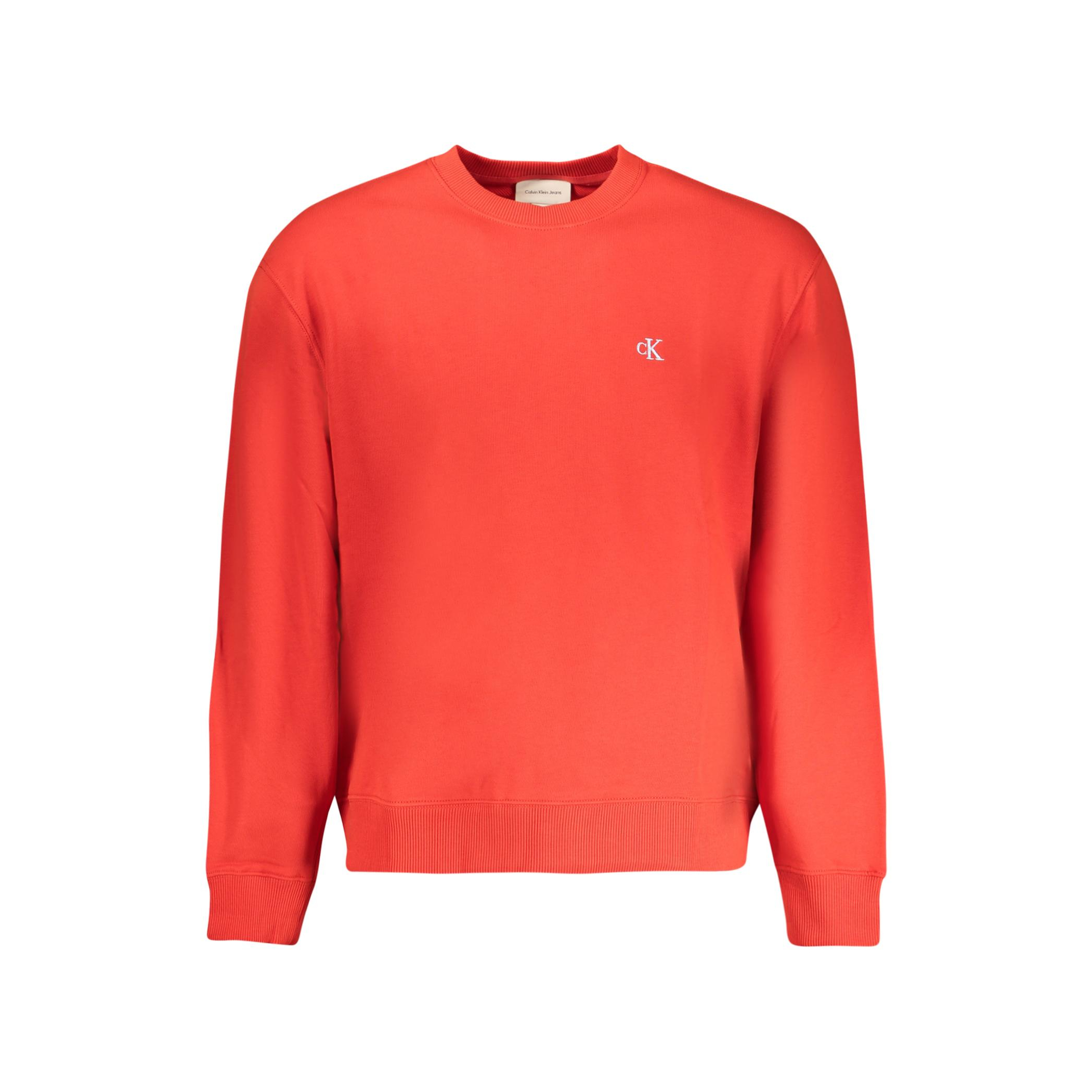 Снимка на Мъжки суитшърт с цип в червен цвят CALVIN KLEIN