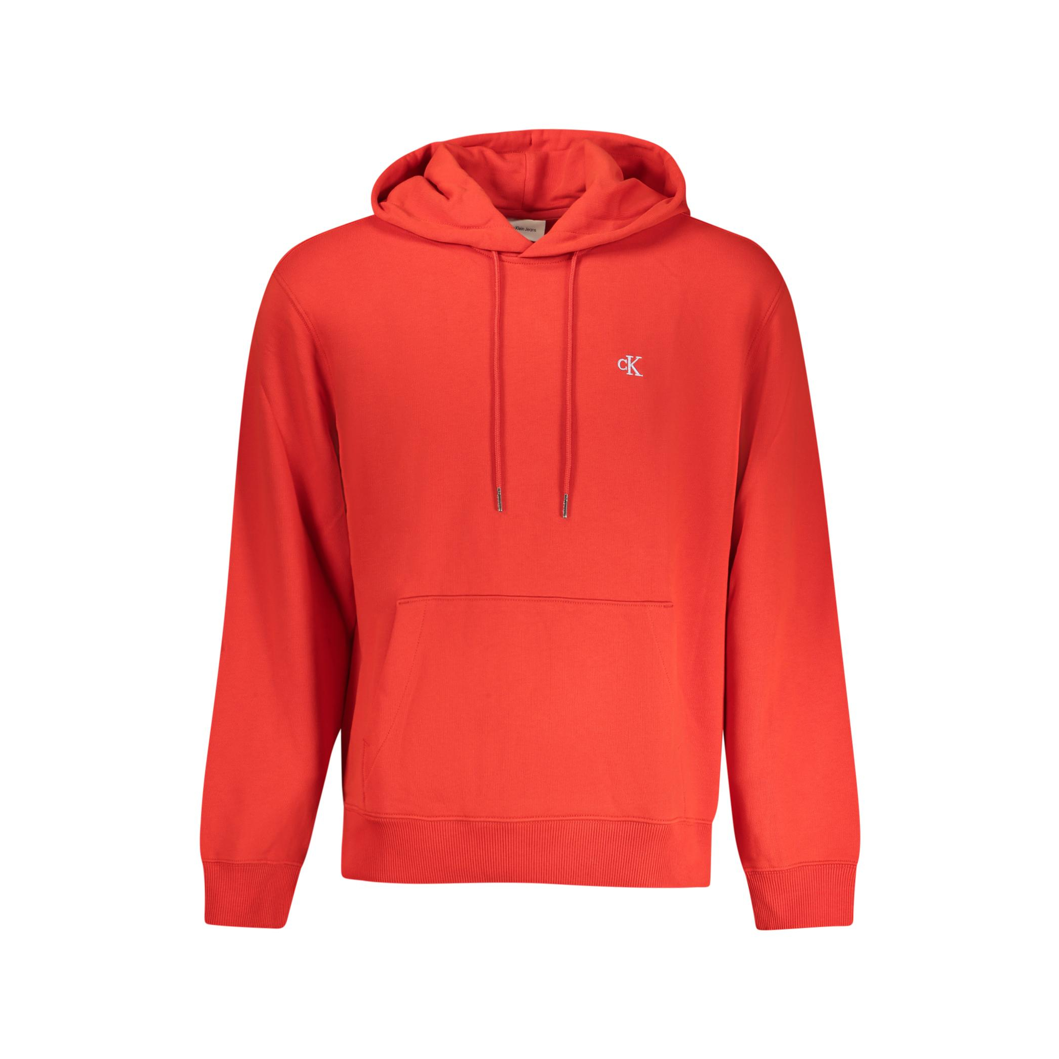 Снимка на Мъжки суитшърт с цип в червен цвят CALVIN KLEIN