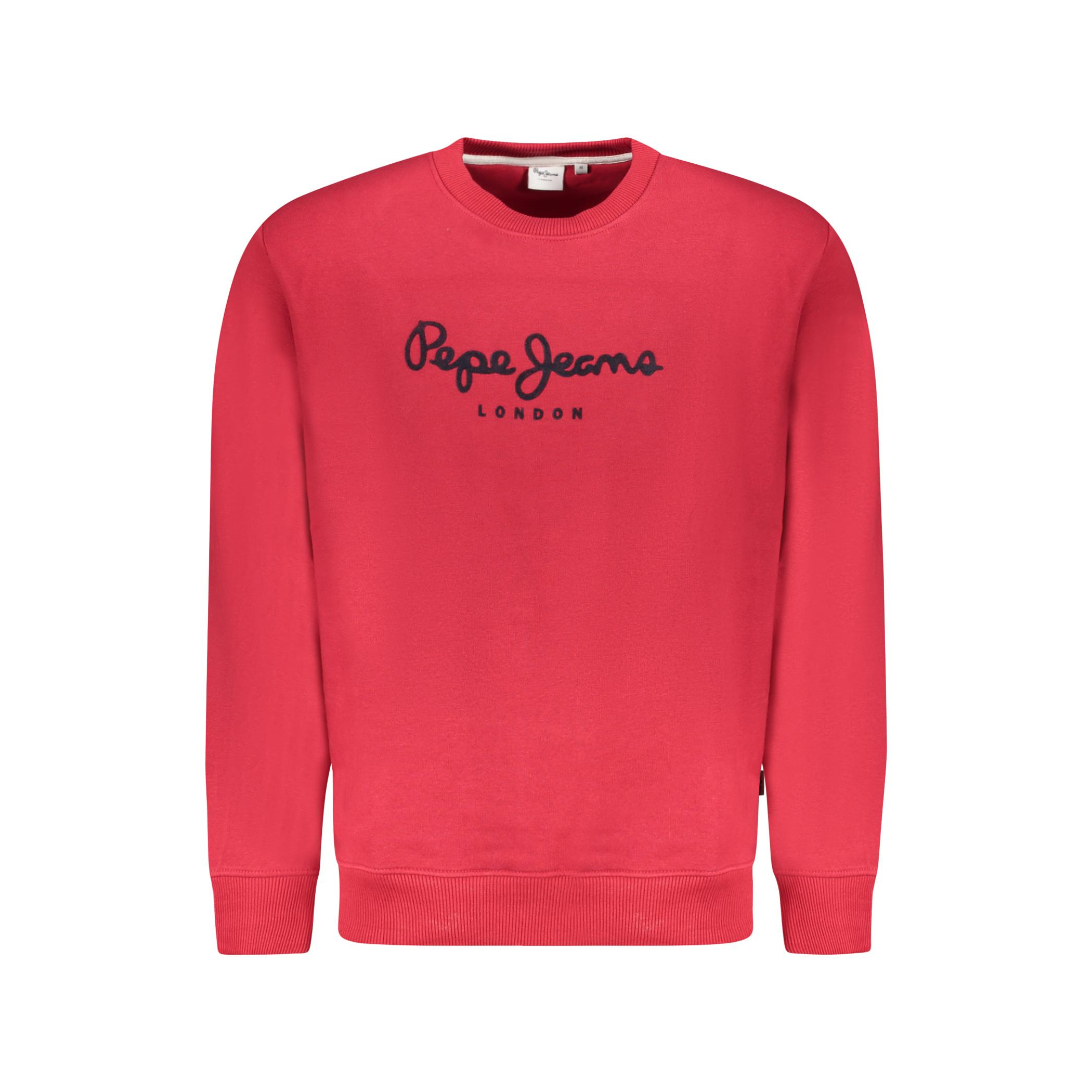 Снимка на Мъжки суитшърт с цип в червено PEPE JEANS