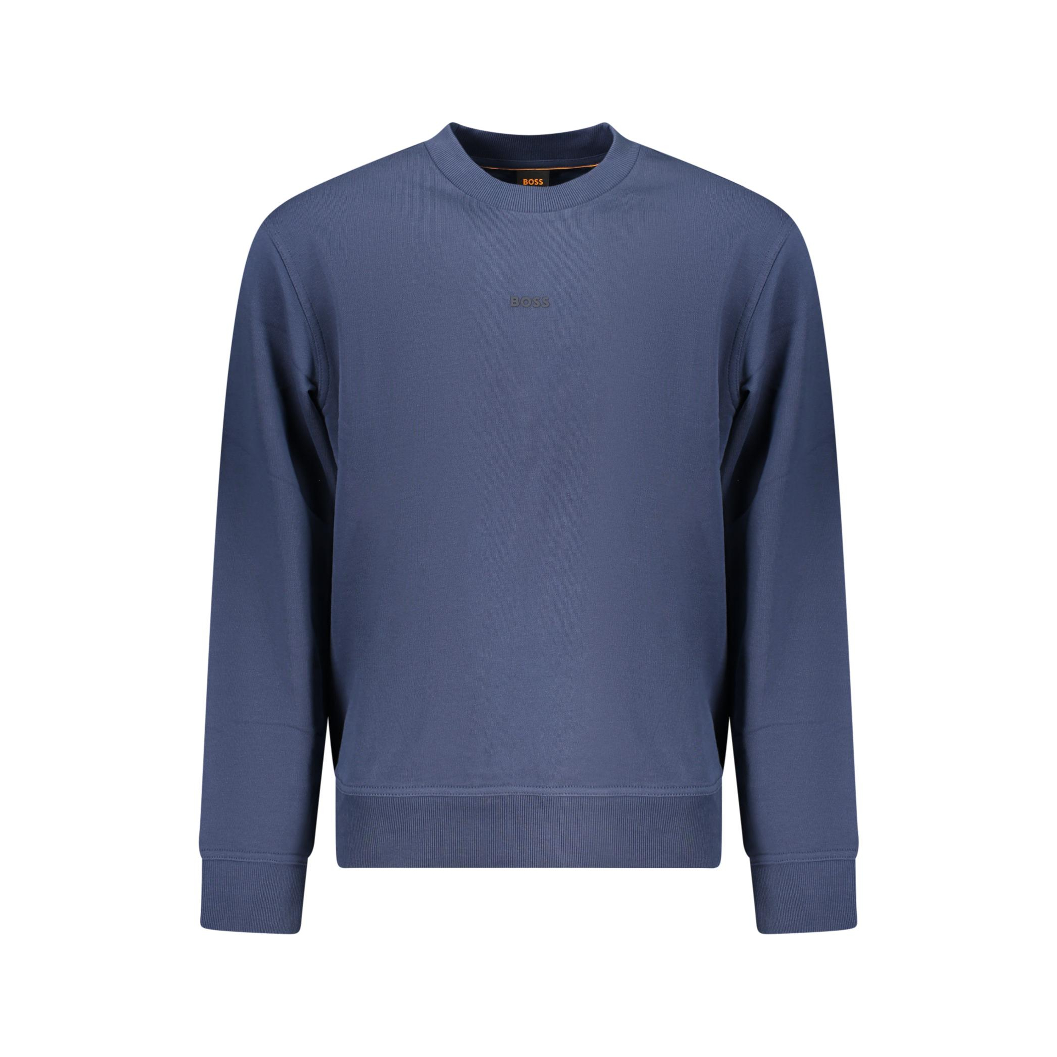 Снимка на Мъжки суитшърт с цип в син цвят  BOSS