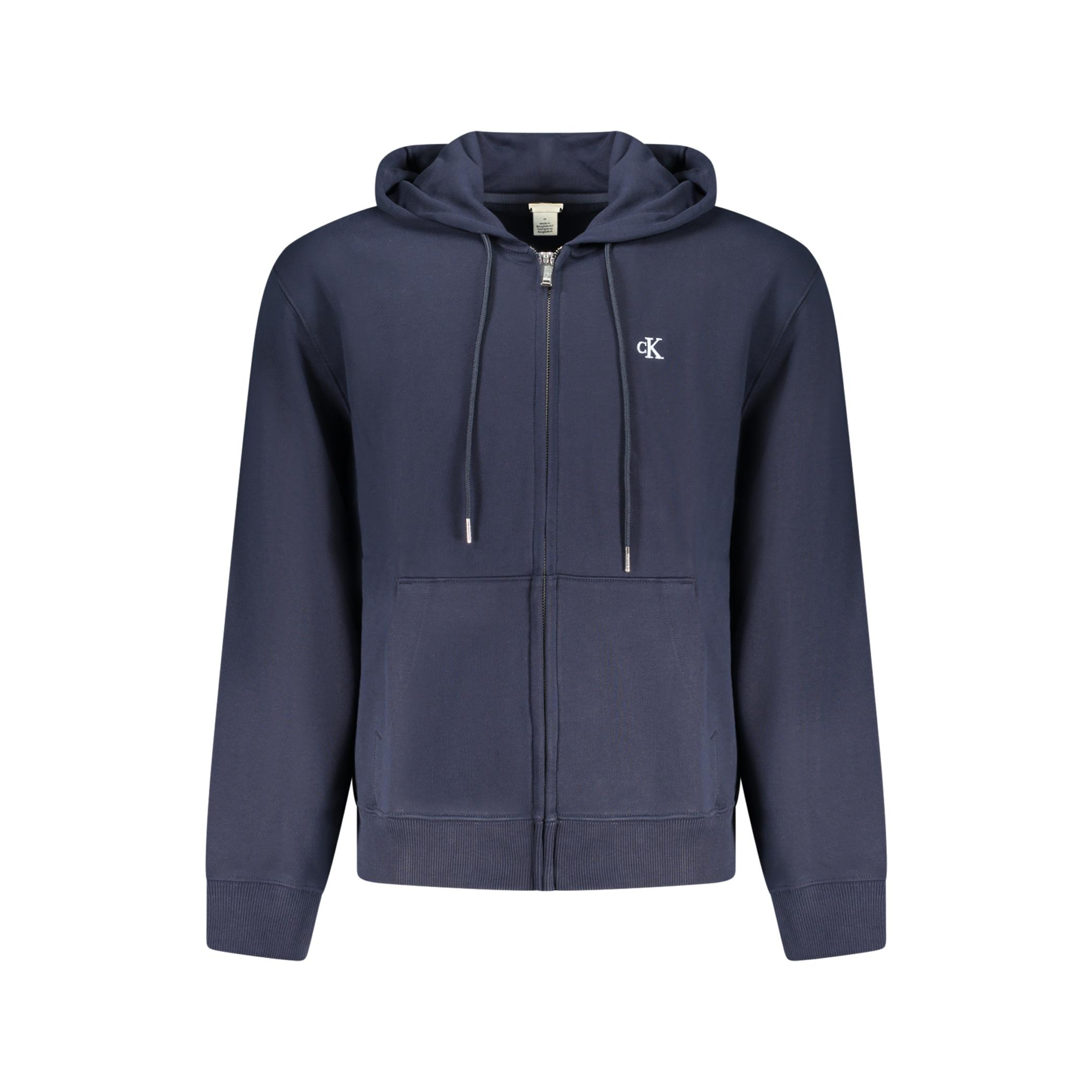 Снимка на Мъжки суитшърт с цип в син цвят CALVIN KLEIN