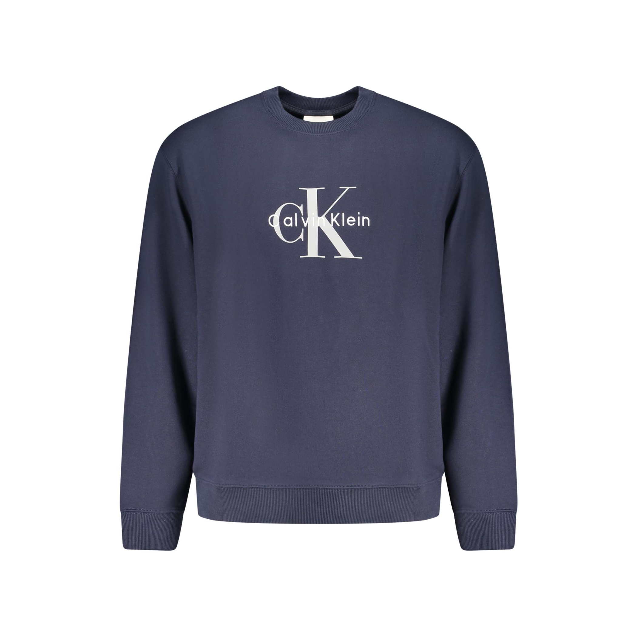 Снимка на Мъжки суитшърт с цип в син цвят CALVIN KLEIN