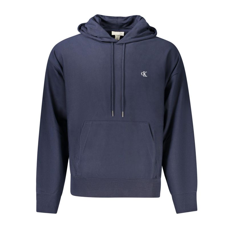 Мъжки суитшърт с цип в син цвят