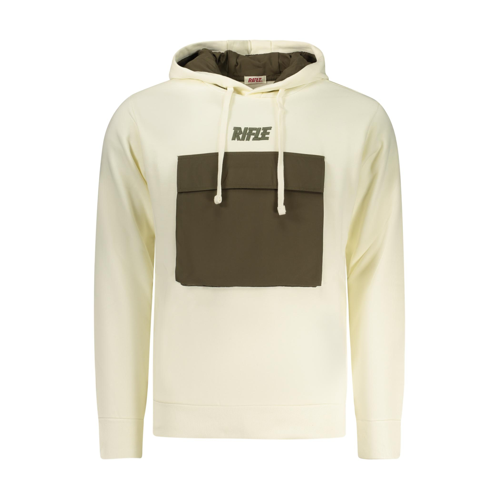 Снимка на Мъжки суитшърт с цип vel, бял RIFLE