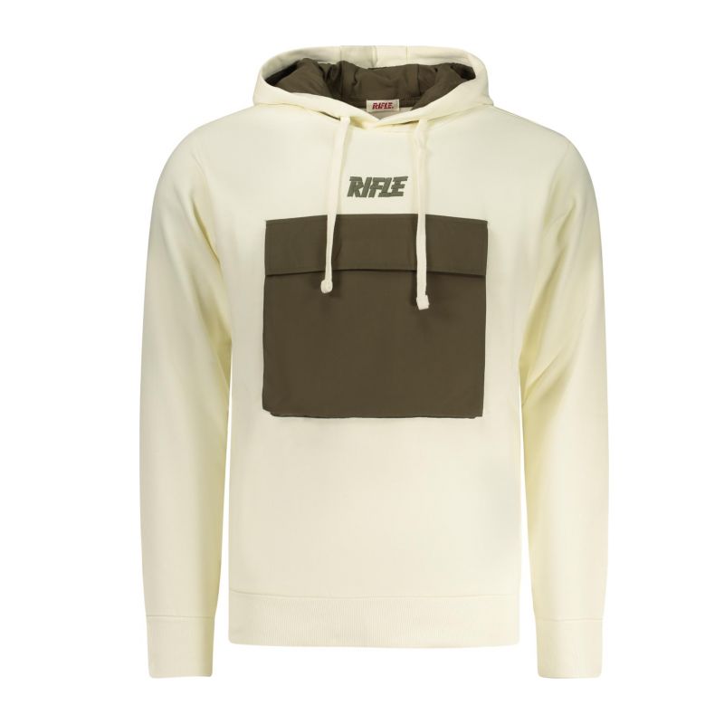 Мъжки суитшърт с цип vel, бял