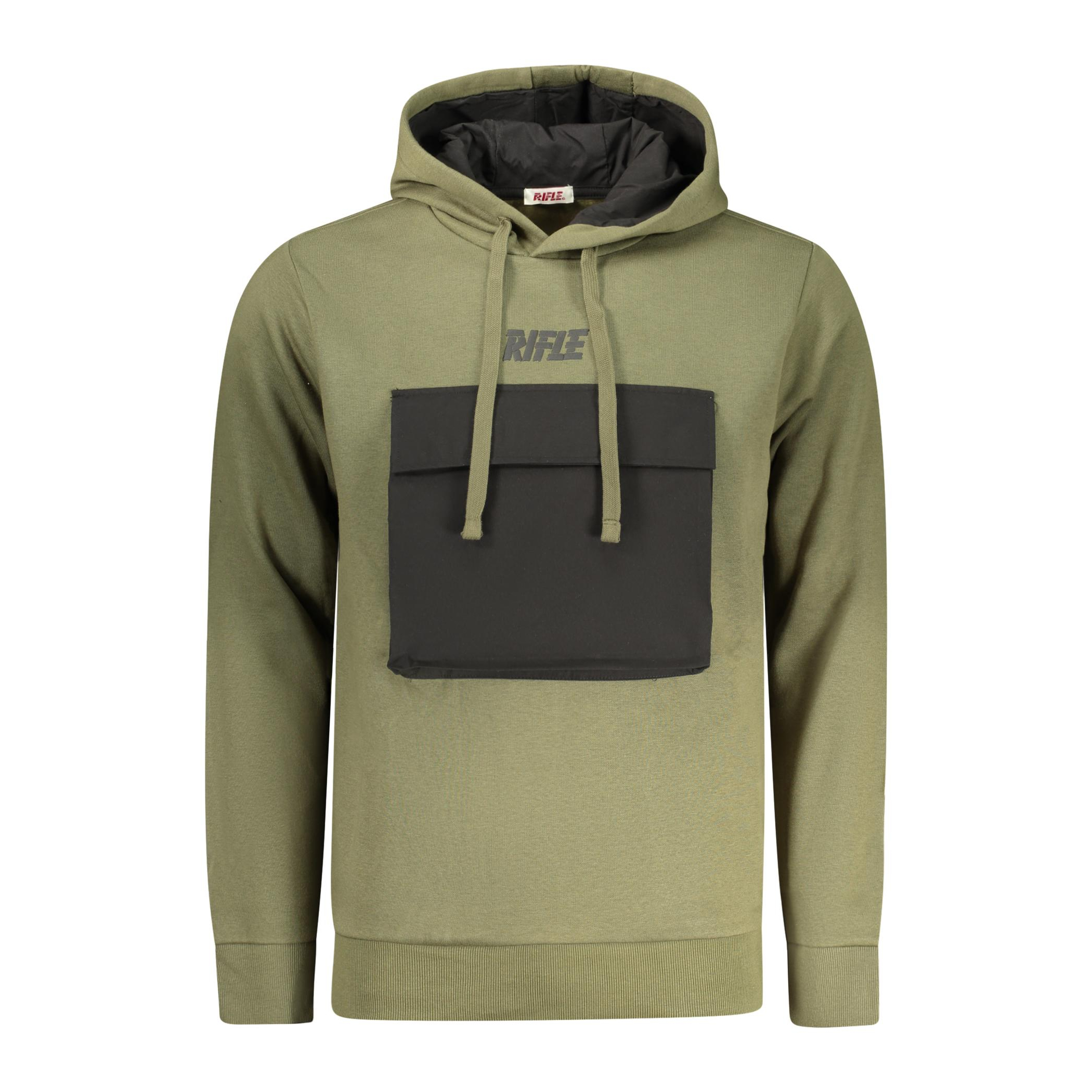 Снимка на Мъжки суитшърт с цип vel, зелен RIFLE