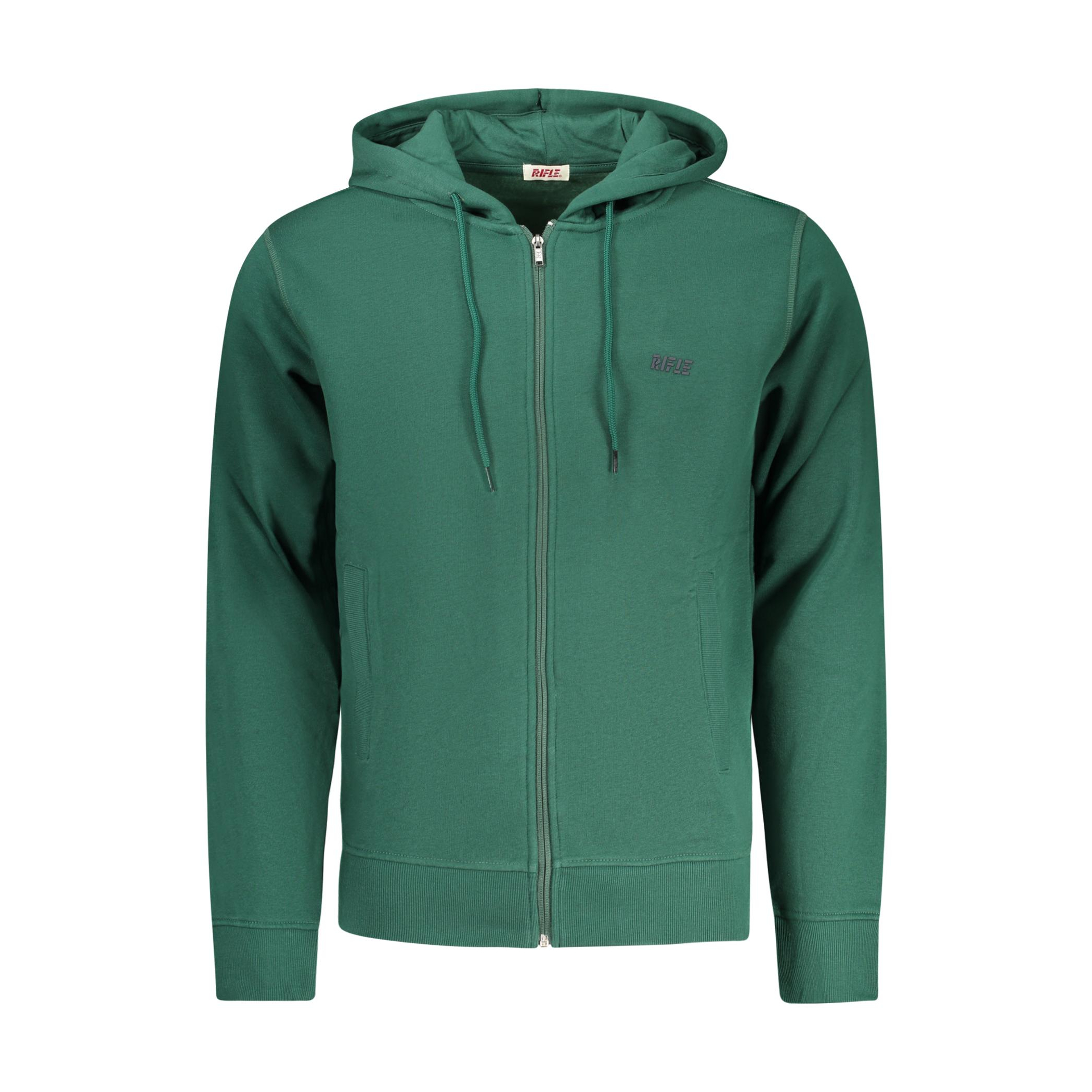 Снимка на Мъжки суитшърт с цип vel, зелен RIFLE