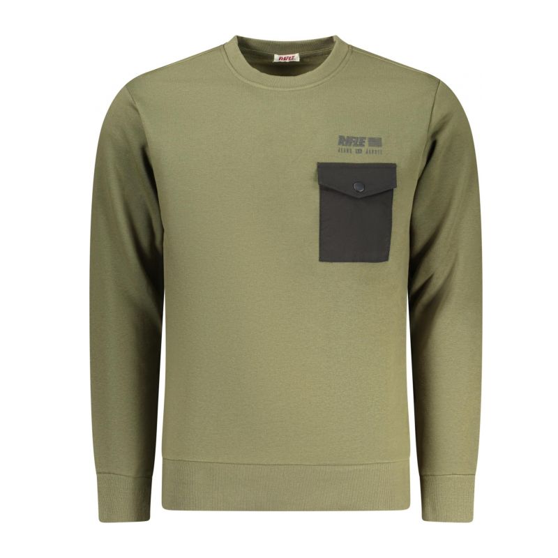 Мъжки суитшърт с цип vel, зелен