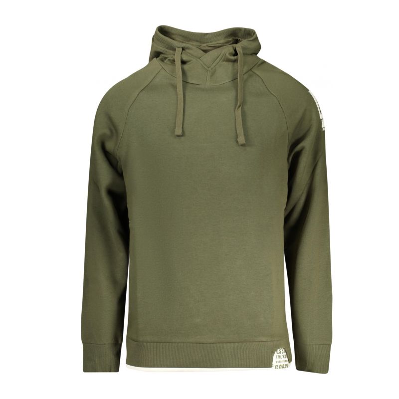 Мъжки суитшърт с цип vel, зелен