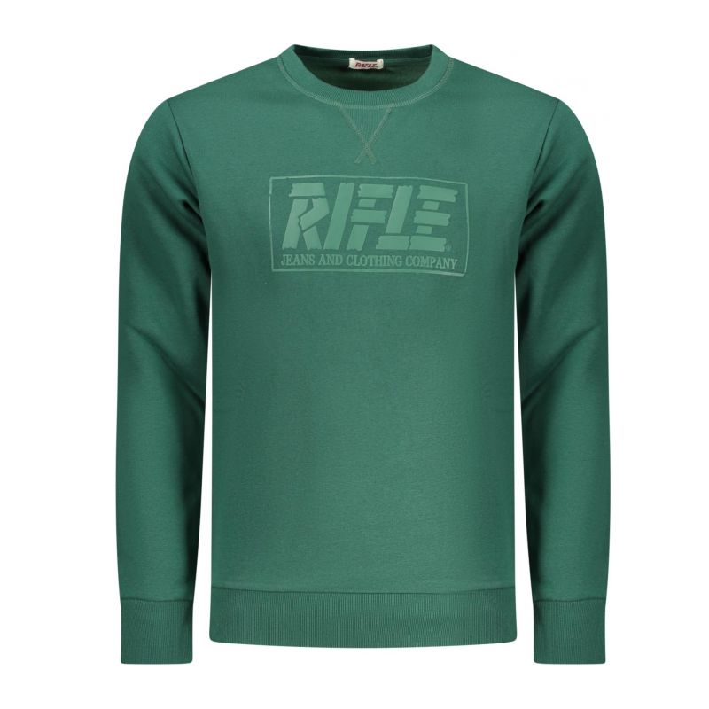 Мъжки суитшърт с цип vel, зелен